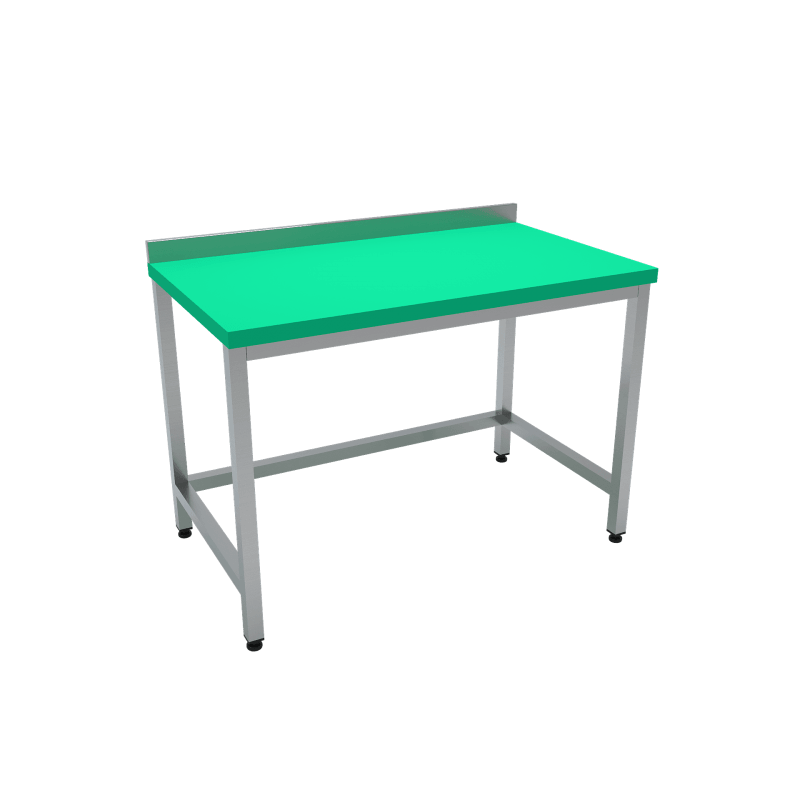 Çalışma Tezgahı Polietilen Tablalı 220x70x85 CM Turkuaz