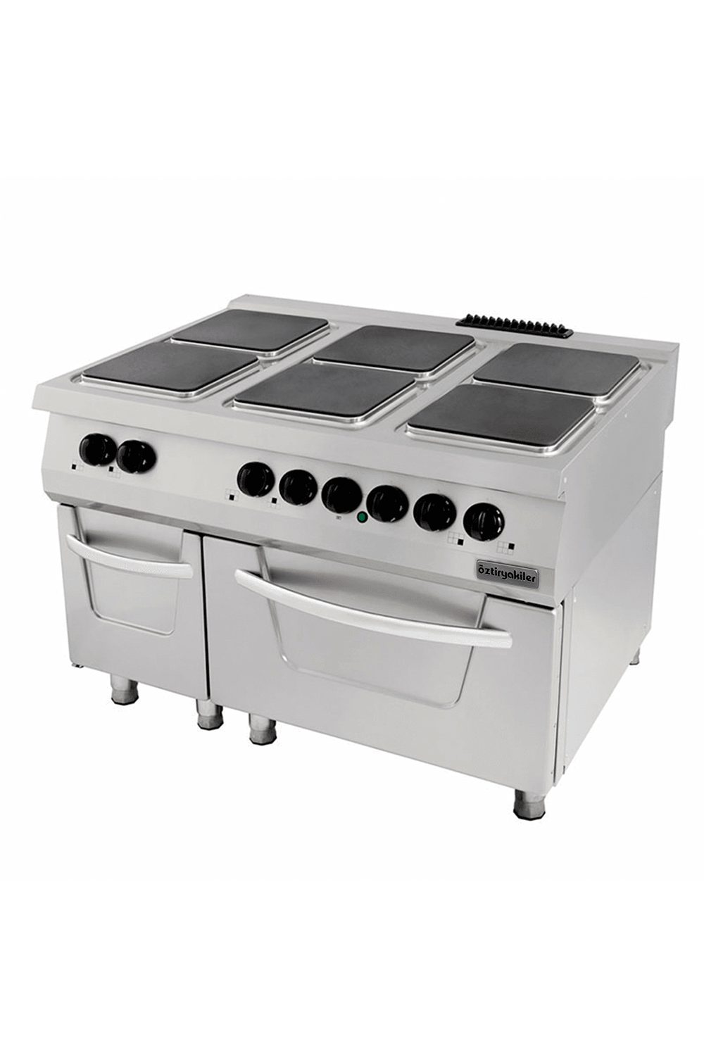 Kuzine Fırınlı 900 Seri Elektrikli 6 Kare Plate 120x90x85