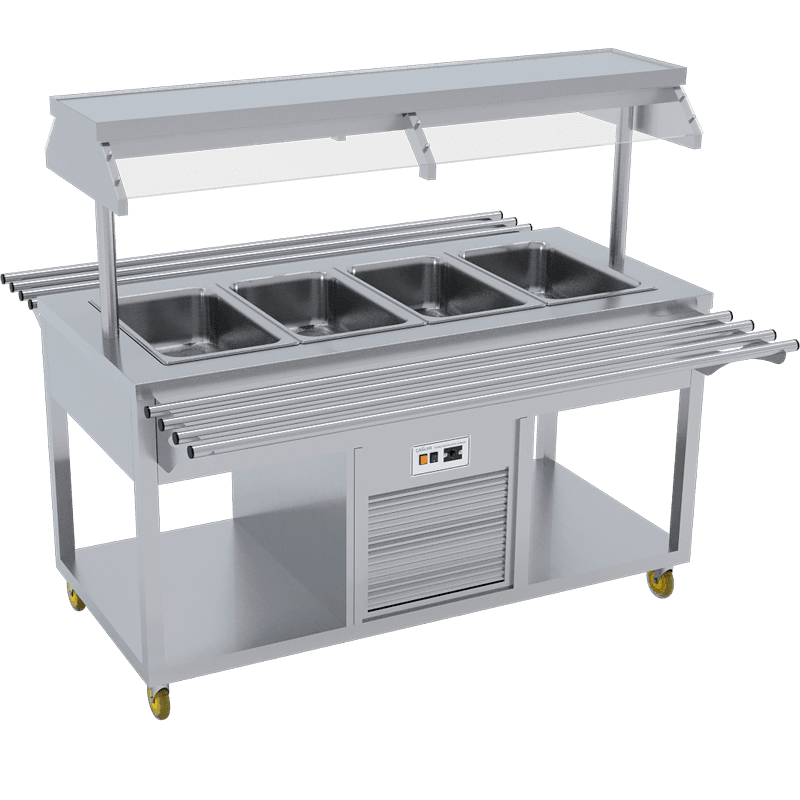 Salata Barı 150x70x85/135