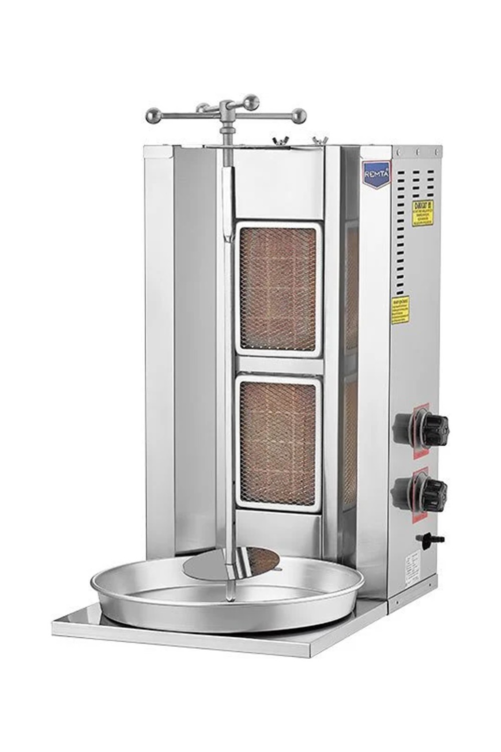 2 Radyanlı Üstten Motorlu Gazlı (CE) Döner Ocağı