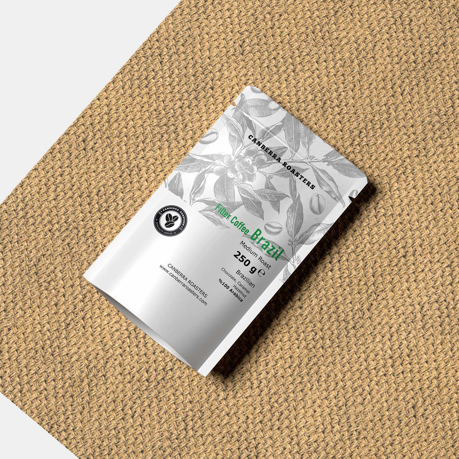 Canberra Brazil Medium Roast – Öğütülmüş Filtre Kahve