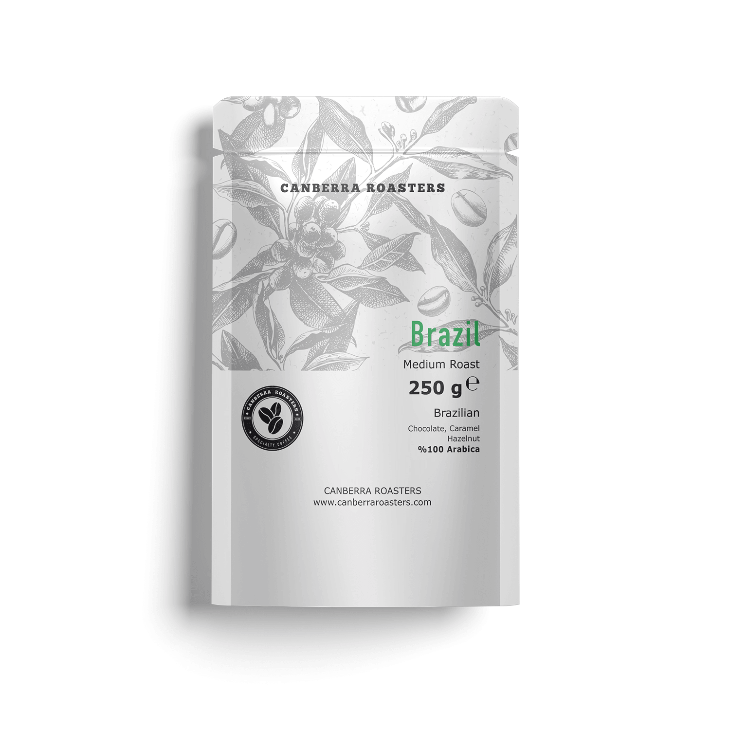Canberra Brazil Medium Roast Kahve Çekirdeği
