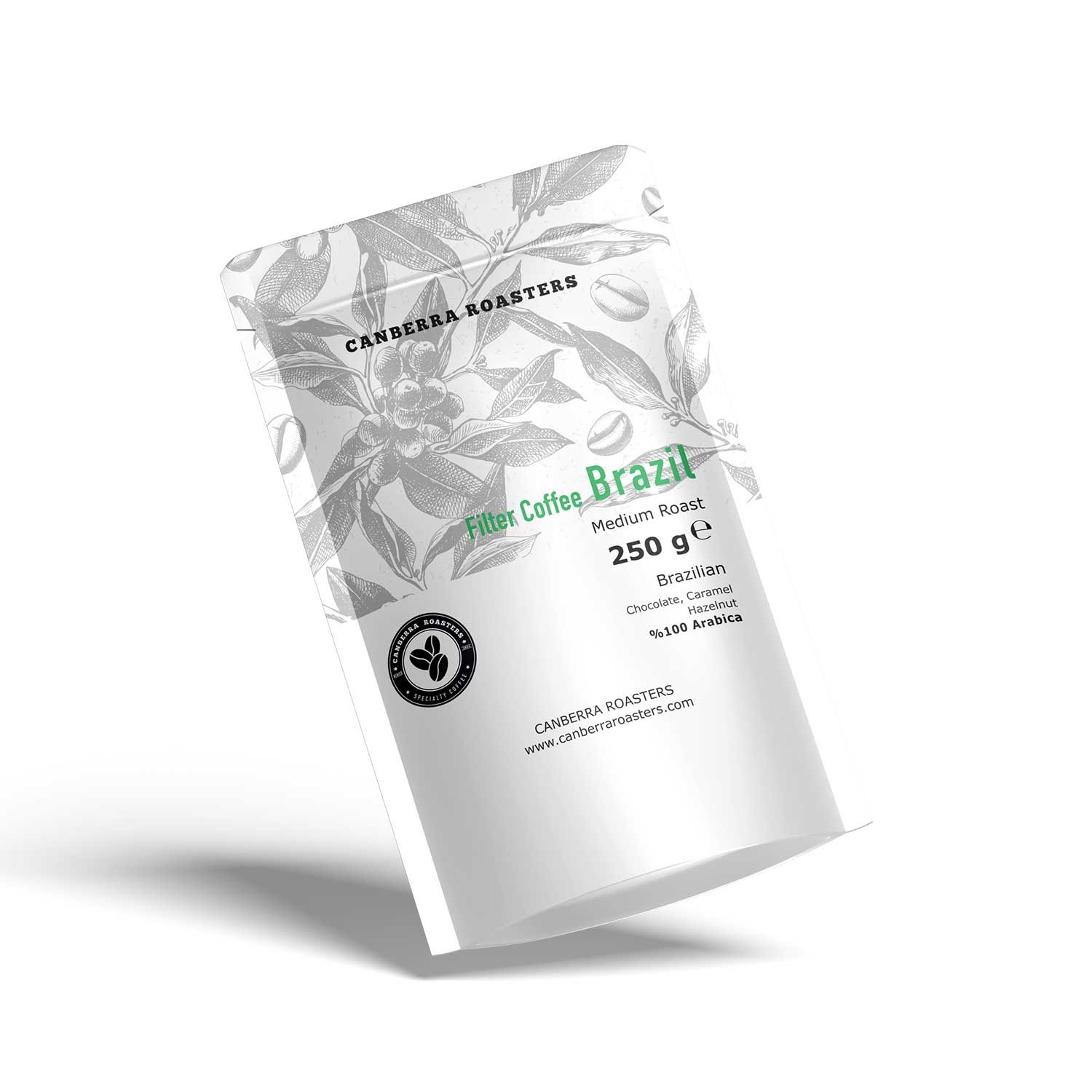 Canberra Brazil Medium Roast – Öğütülmüş Filtre Kahve