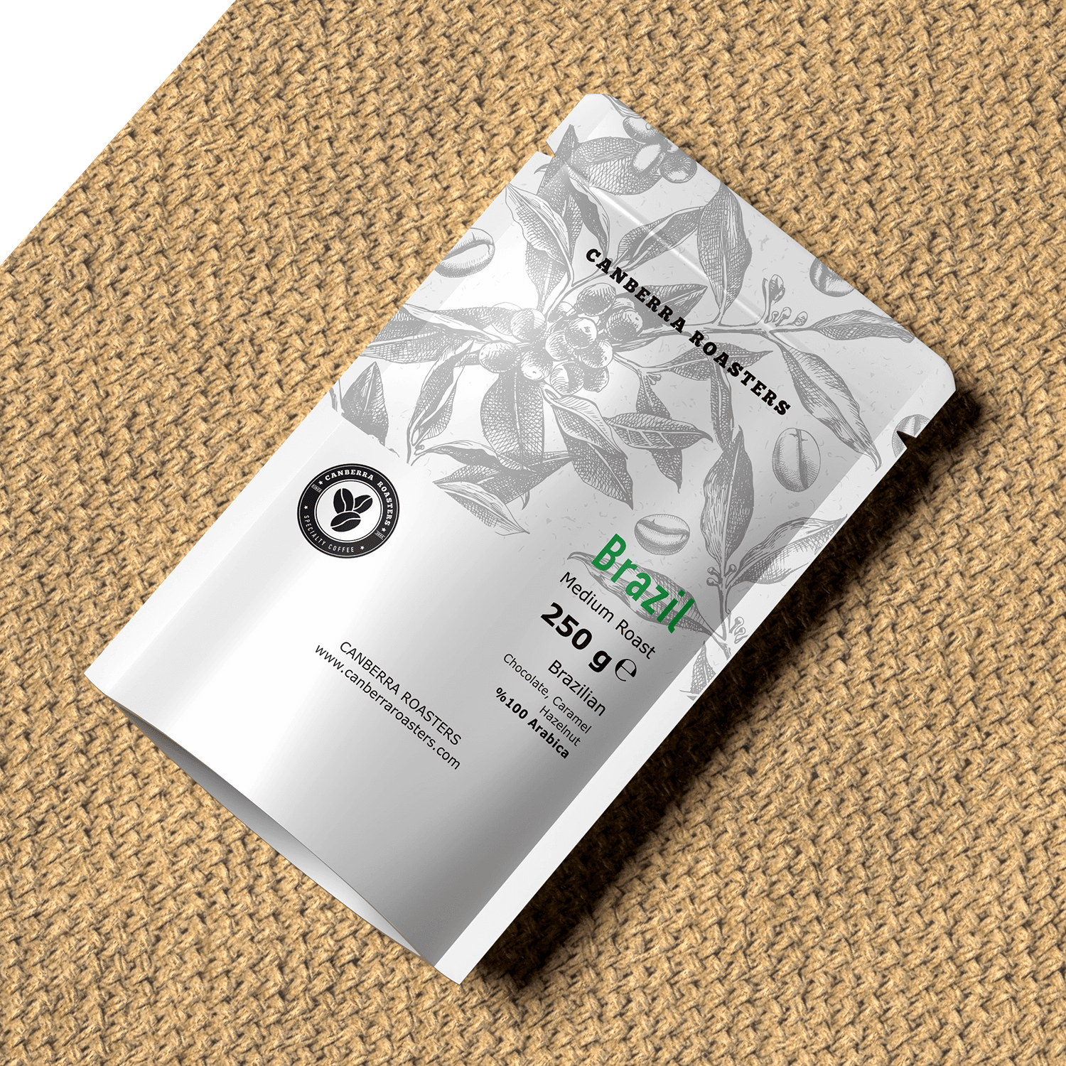 Canberra Brazil Medium Roast Kahve Çekirdeği