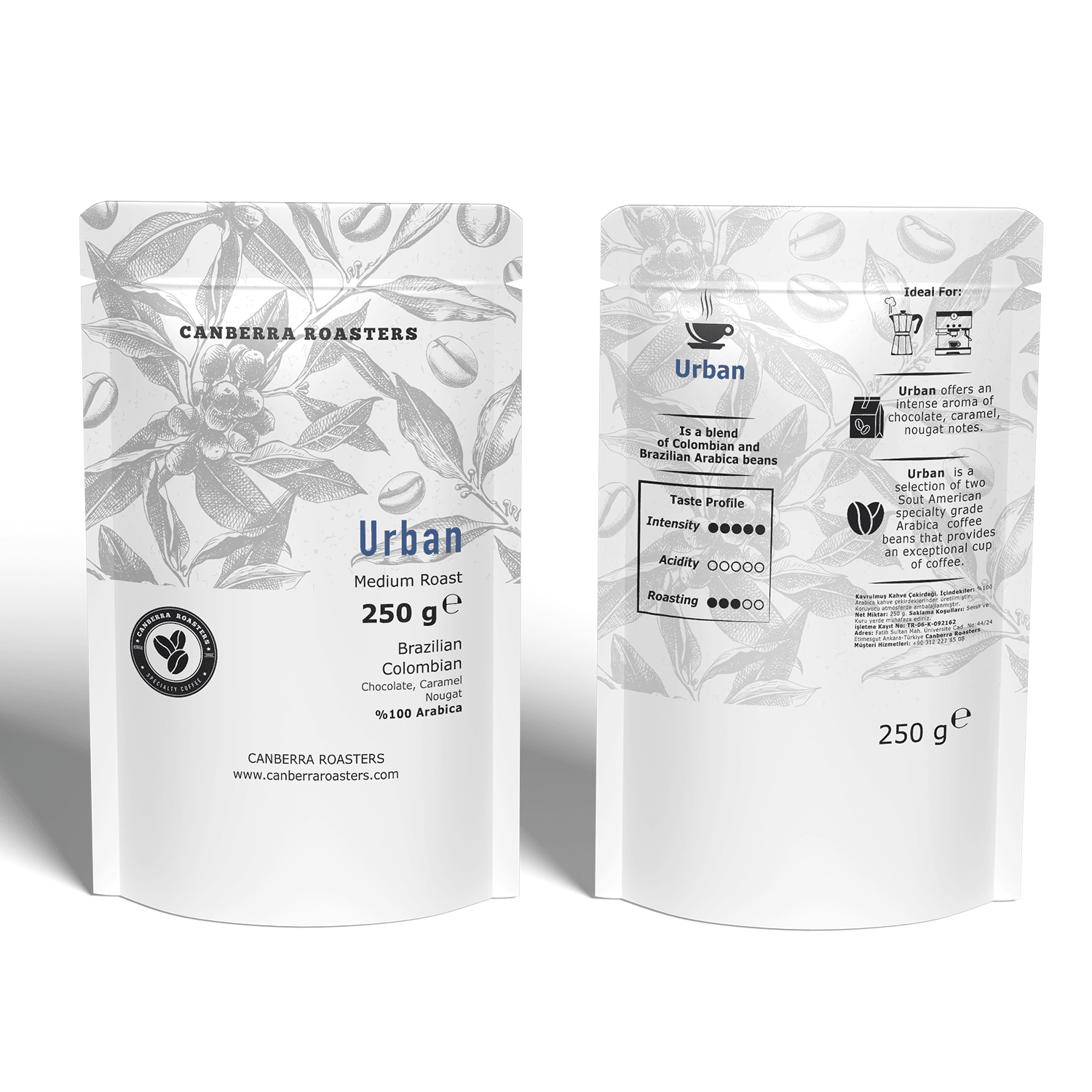 Canberra Urban Medium Roast  – Kahve Çekirdeği