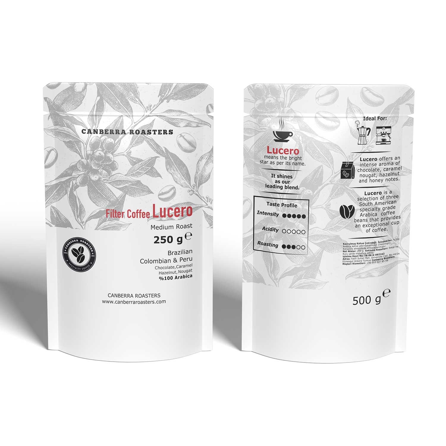 Canberra Lucero Medium Roast – Filtre Kahve