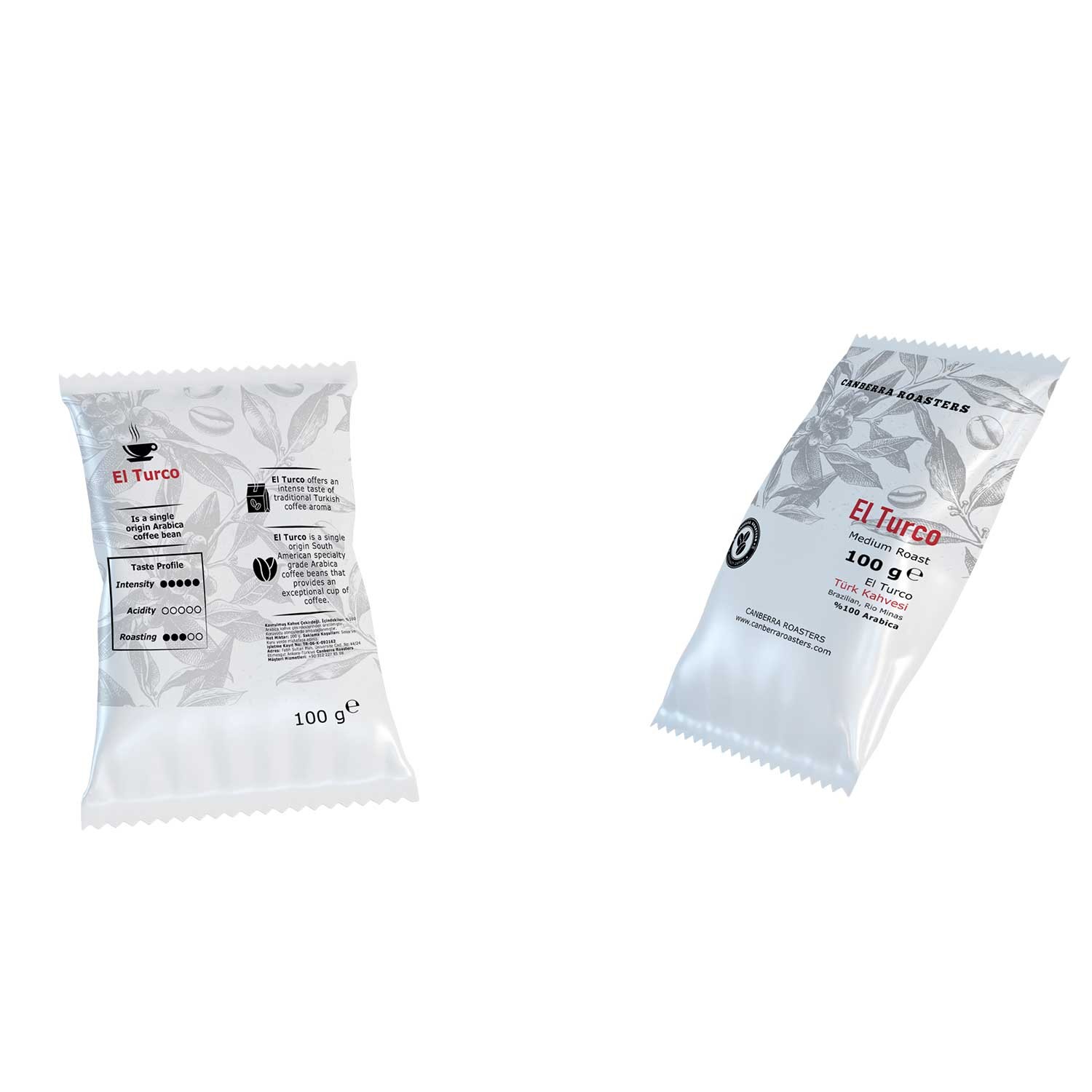 Canberra El Turco Medium Roast – Türk Kahvesi