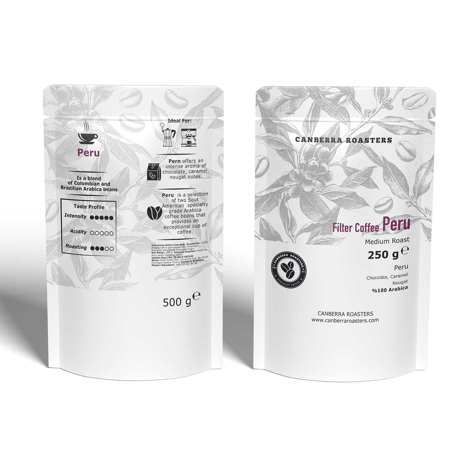 Canberra Peru Medium Roast – Filtre Kahve