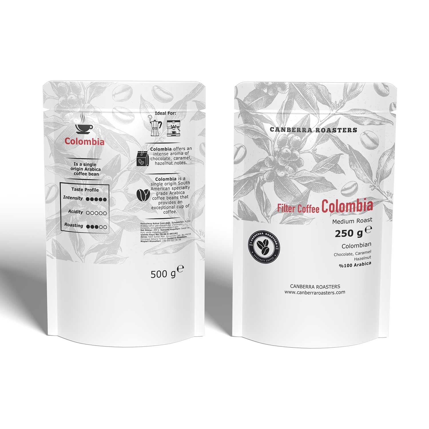 Canberra Colombia Medium Roast – Filtre Kahve