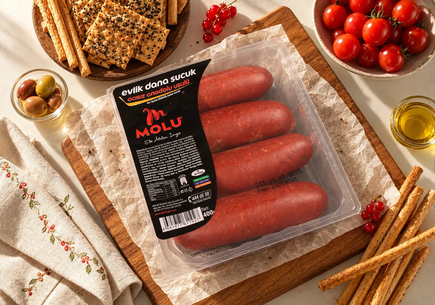 Anadolu Usulü Evlik Parmak 400 GR Sucuk  