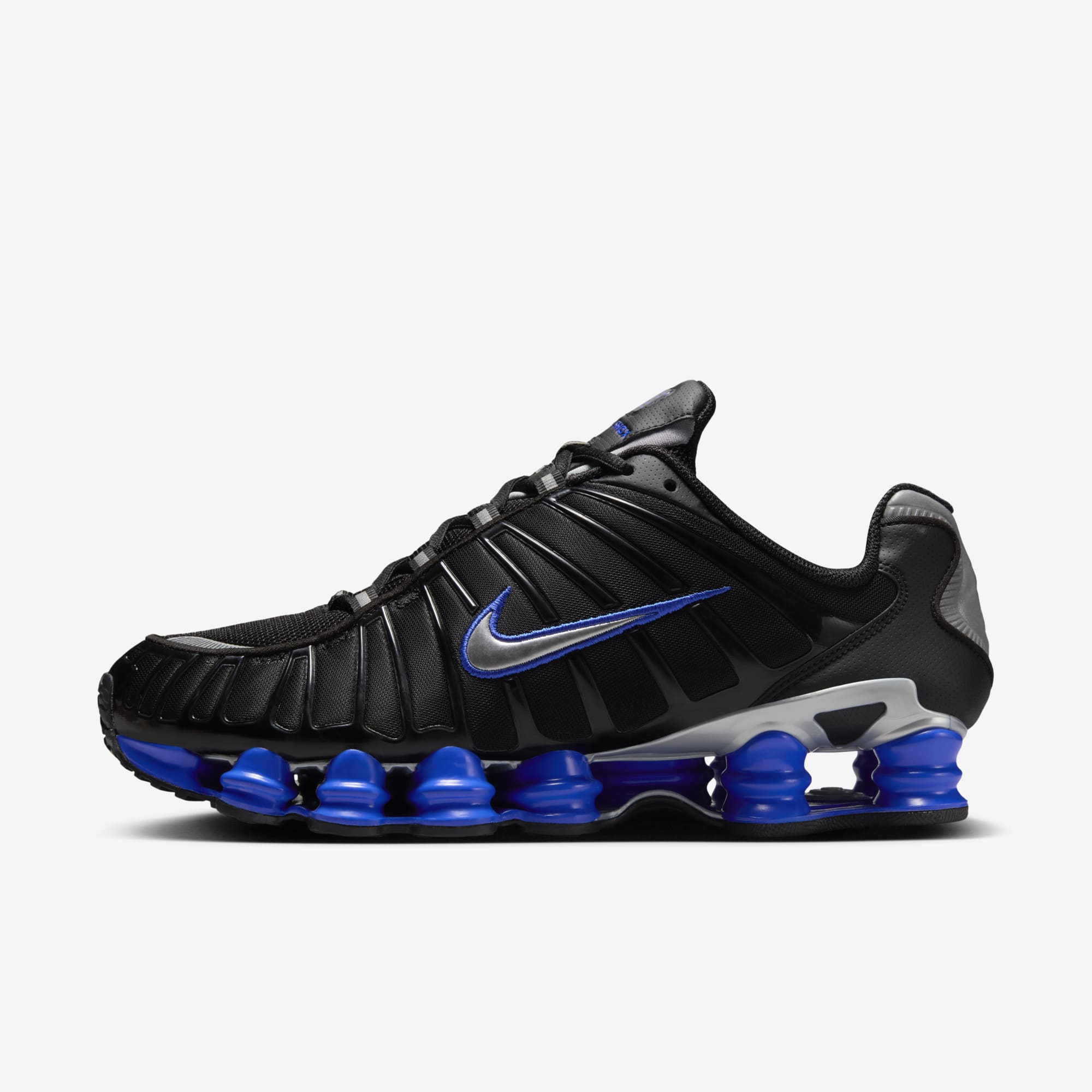Nike Shox TL Black Racer Blue Metallic Silver