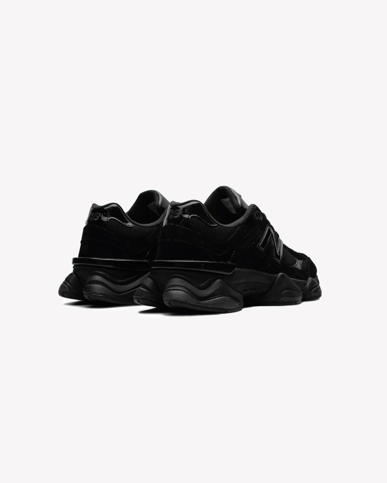 New Balance 9060  Triple Black Patent