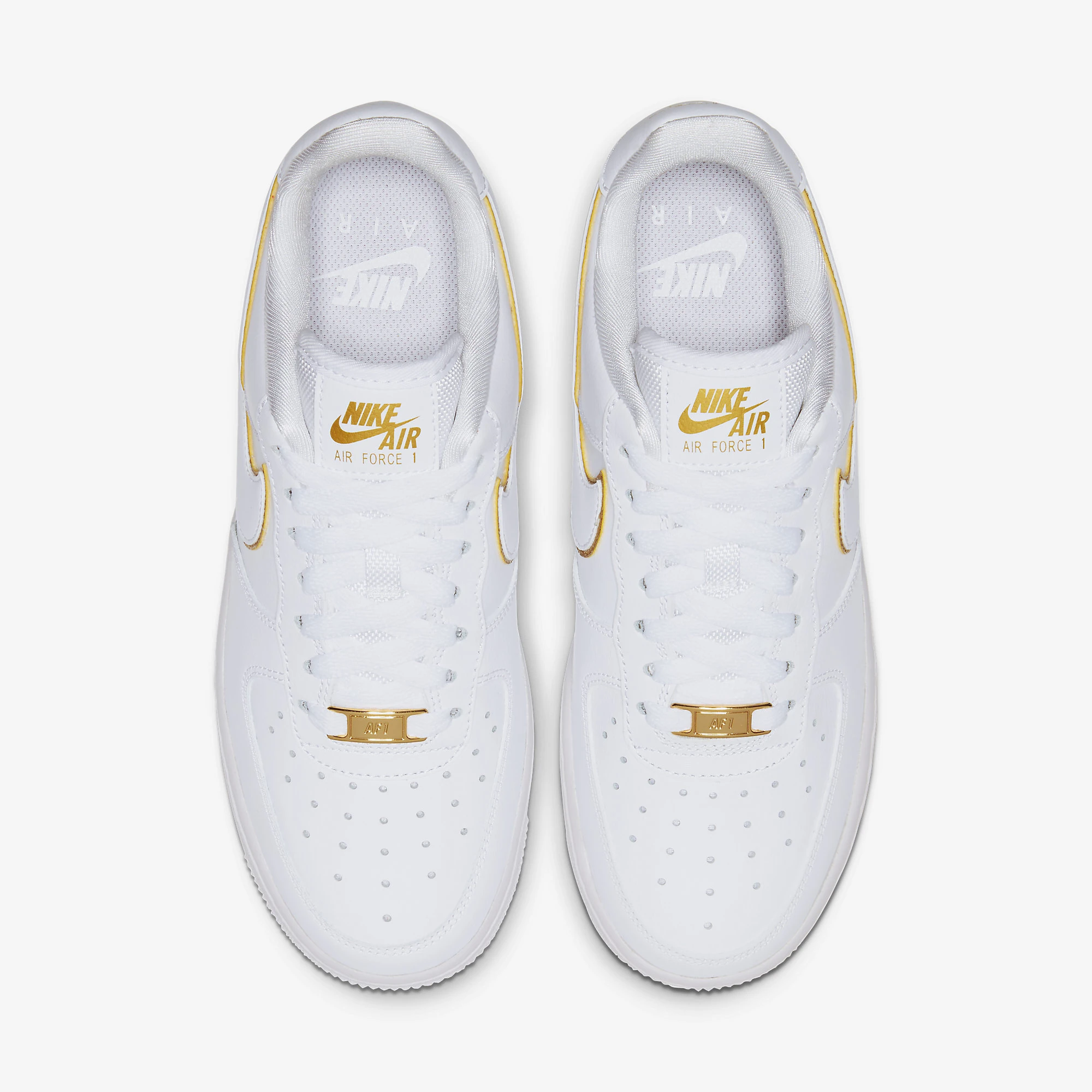 Nike Air Force 1 Low Icon Clash White Metallic Gold