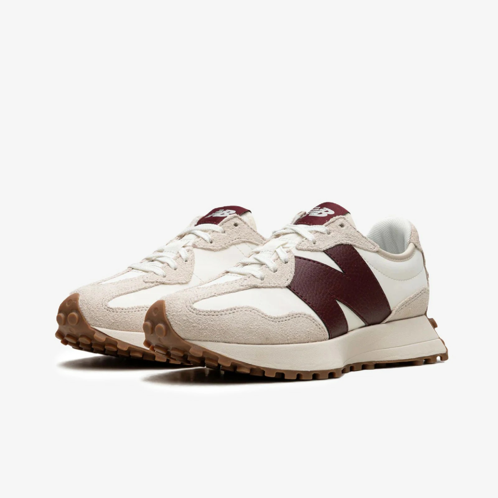 New Balance 327 WMNS Moonbeam Classic Burgundy