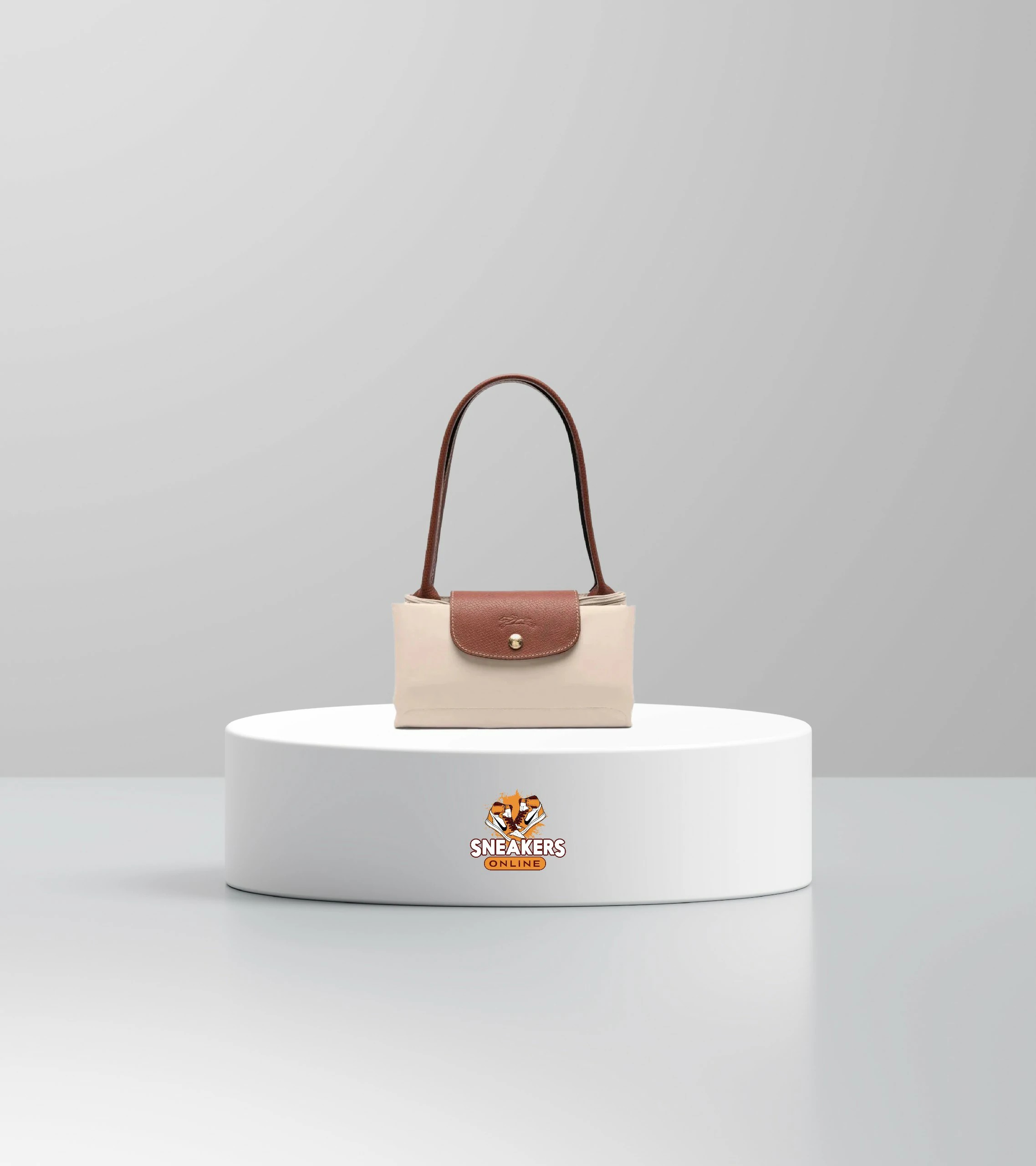 Longchamp La Pliage Bag Krem (3 Numara M boy)