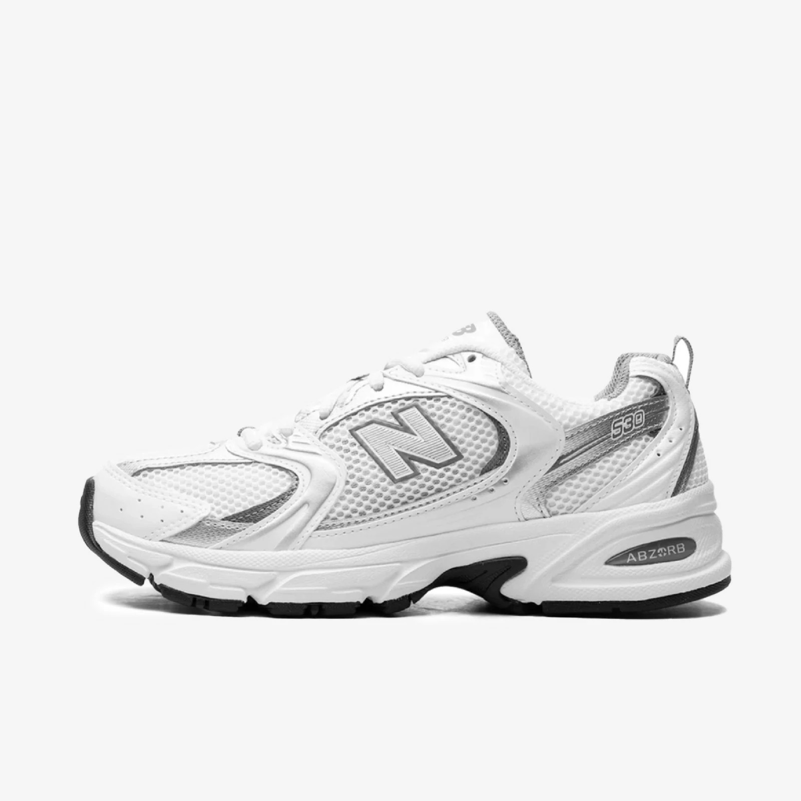 New Balance  530 White Silver Metallic