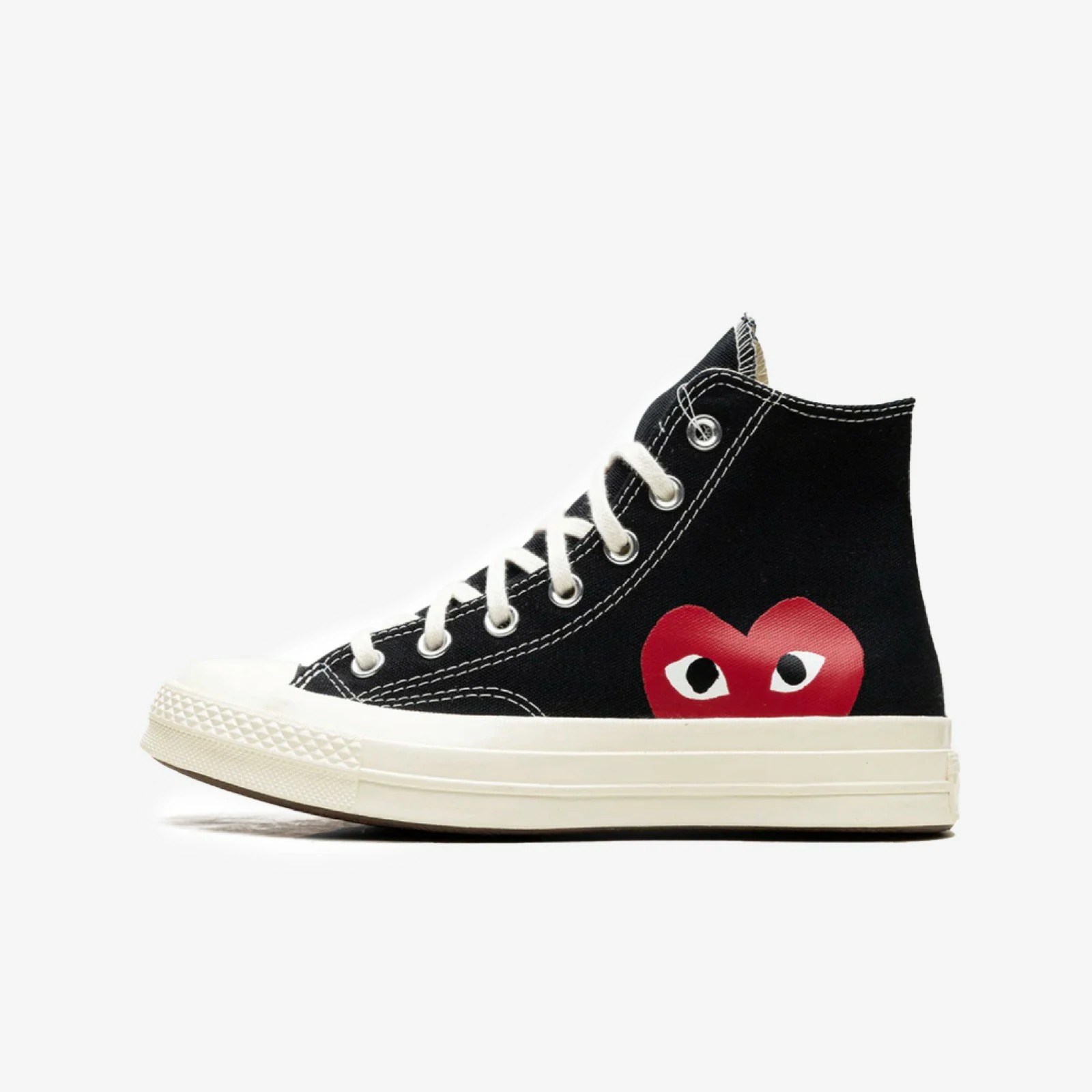 Converse x Comme des Garçons PLAY Chuck 70 High Top Black White