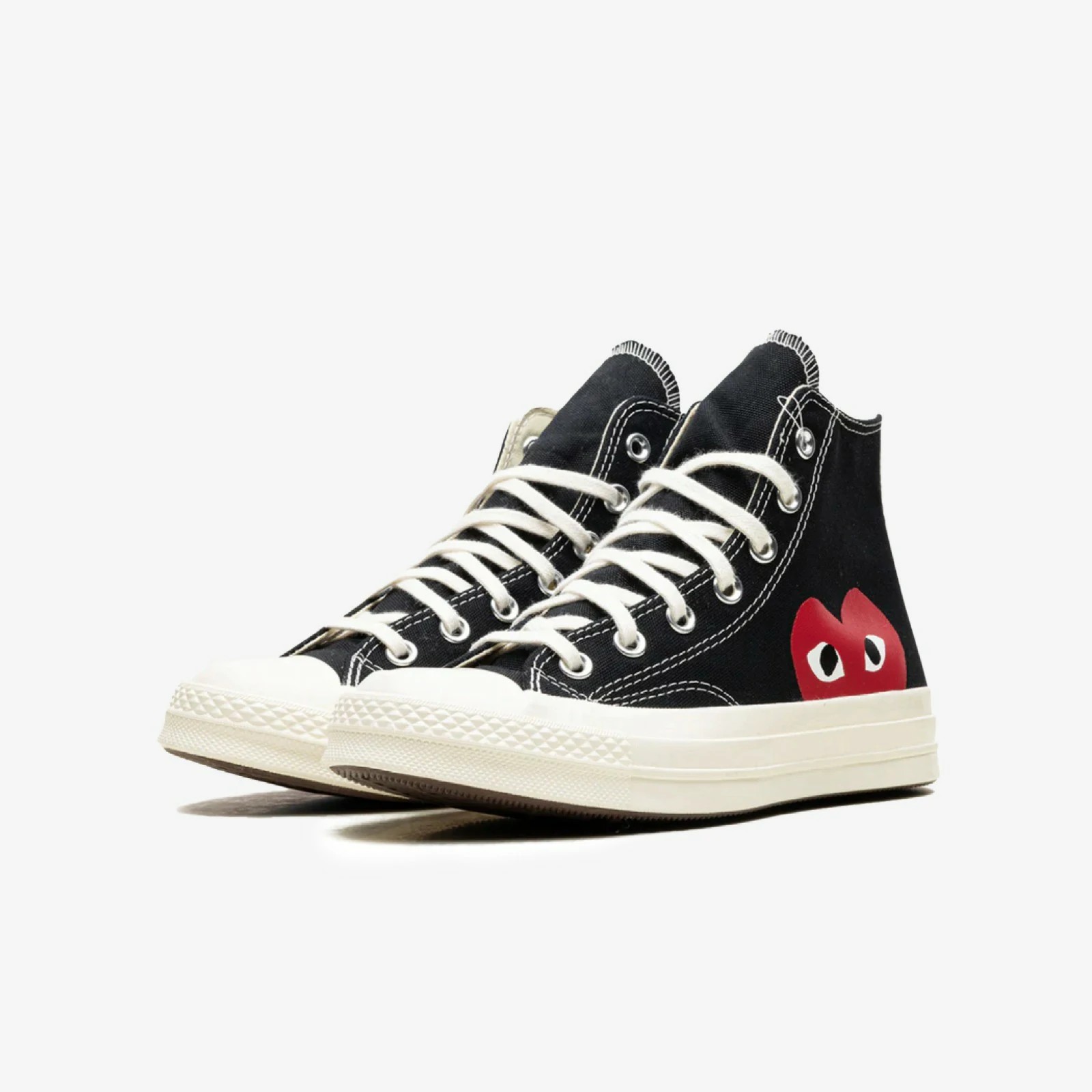 Converse x Comme des Garçons PLAY Chuck 70 High Top Black White