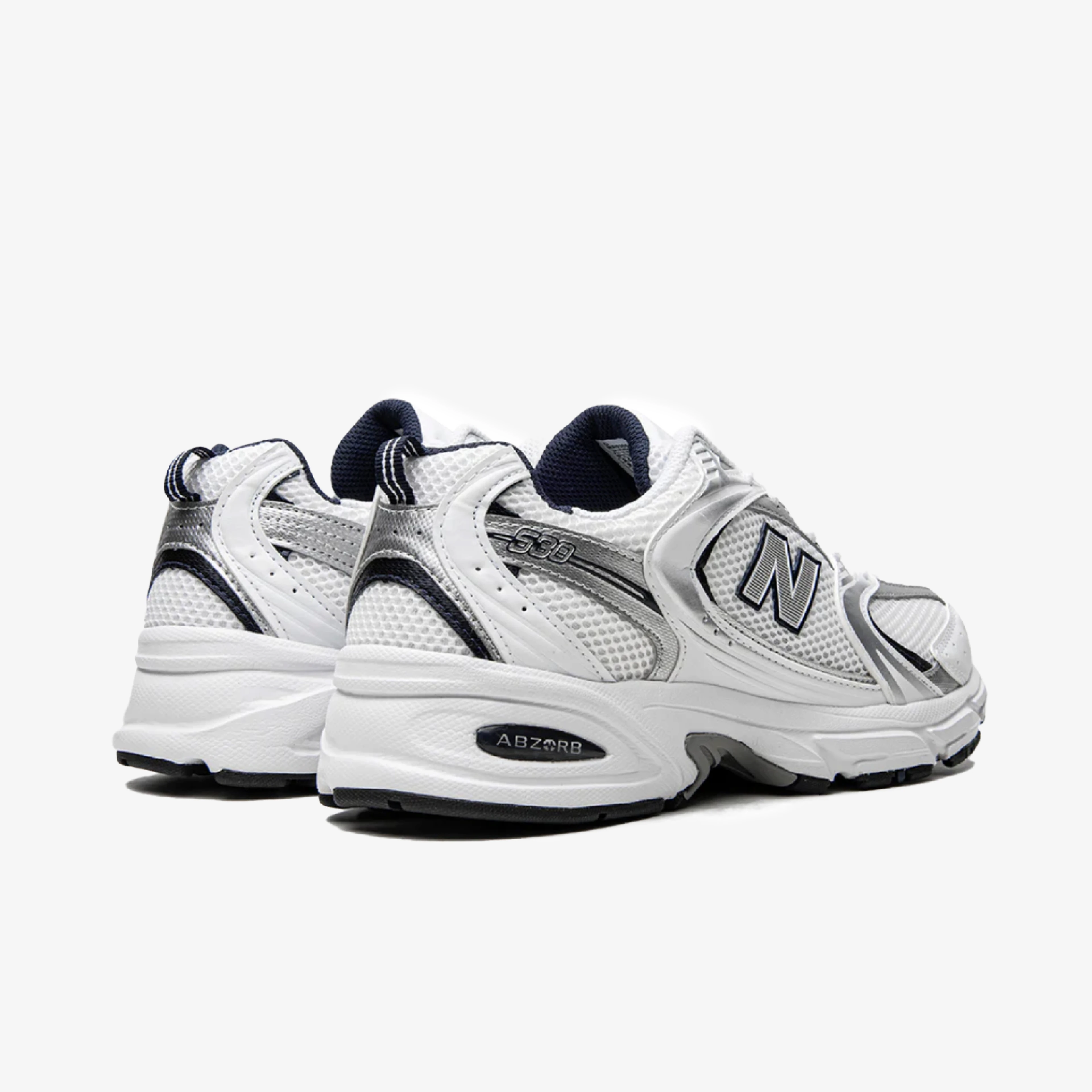 New Balance 530 WHITE SILVER NAVY