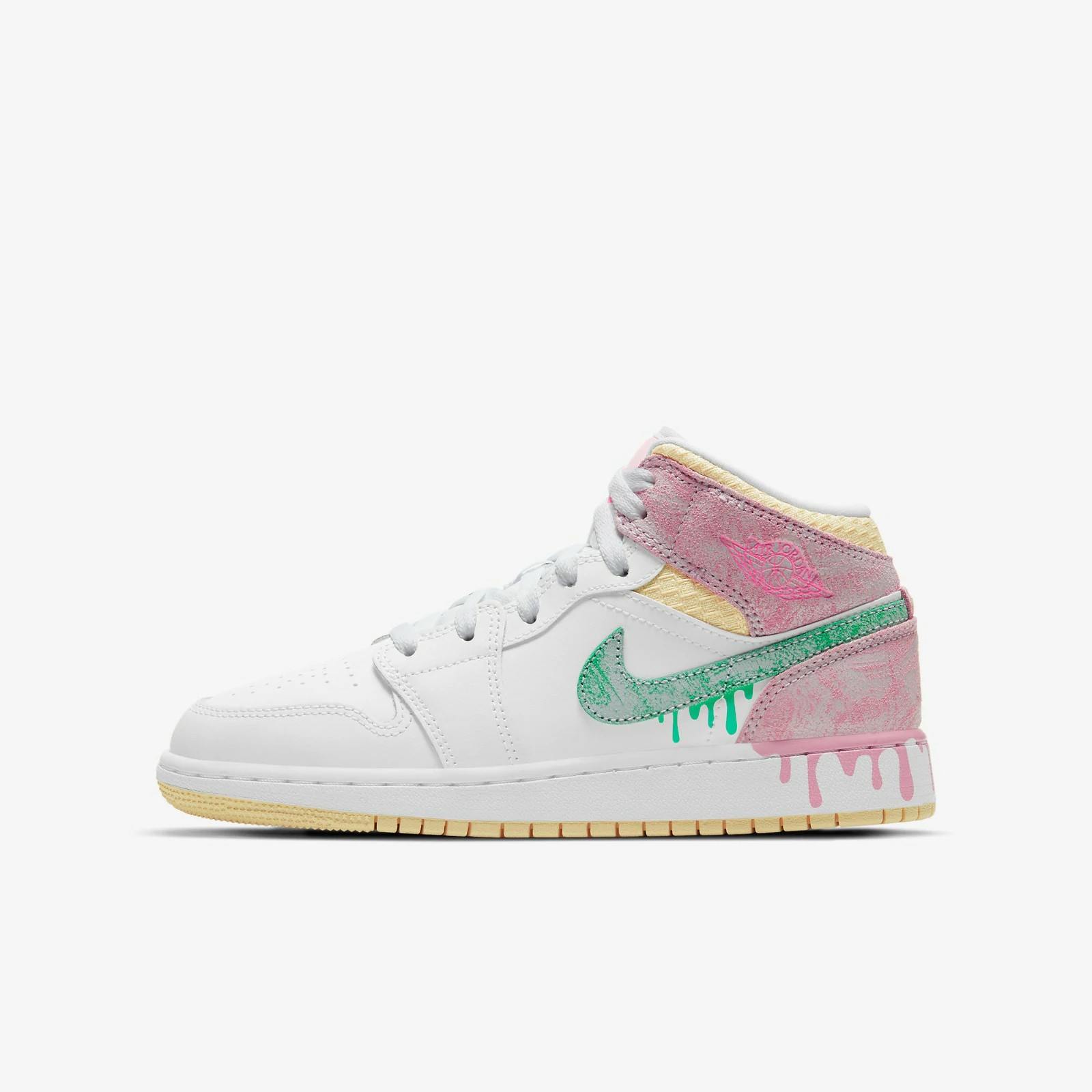 Nike Air Jordan 1 Mid SE Ice Cream Paint Drip