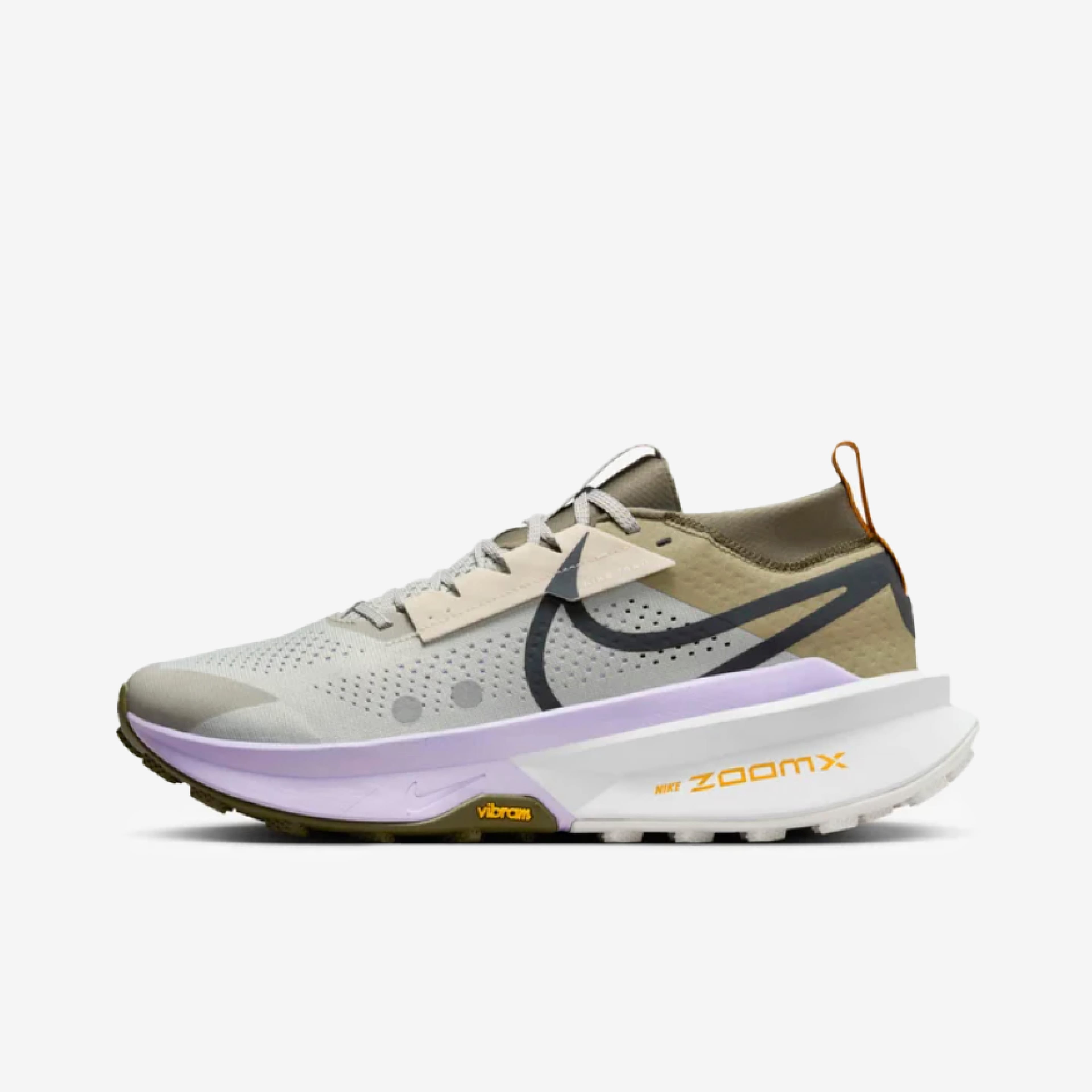 Nike ZoomX Zegama 2 Light Iron Ore Vapor Green Lilac Bloom Anthracite
