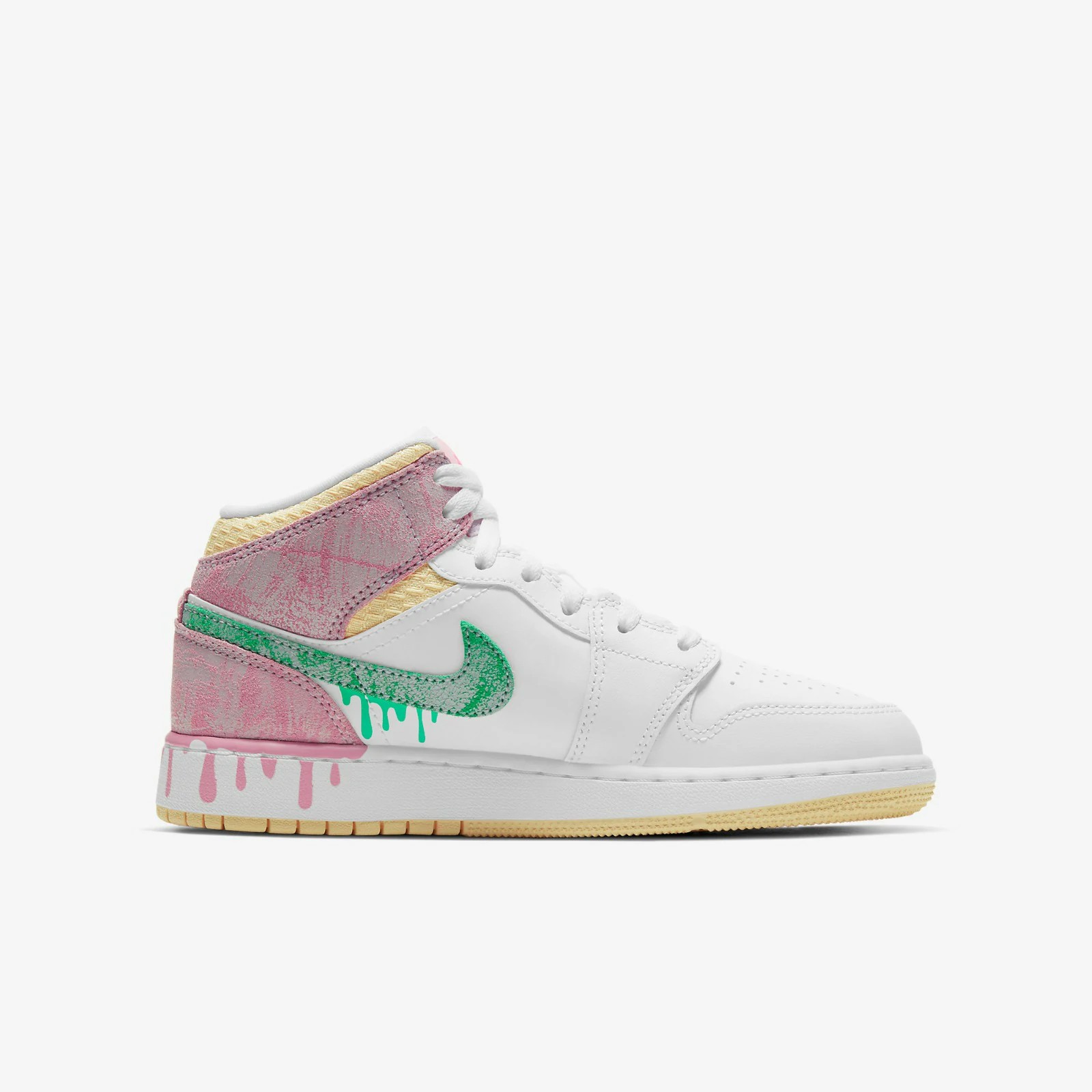 Nike Air Jordan 1 Mid SE Ice Cream Paint Drip