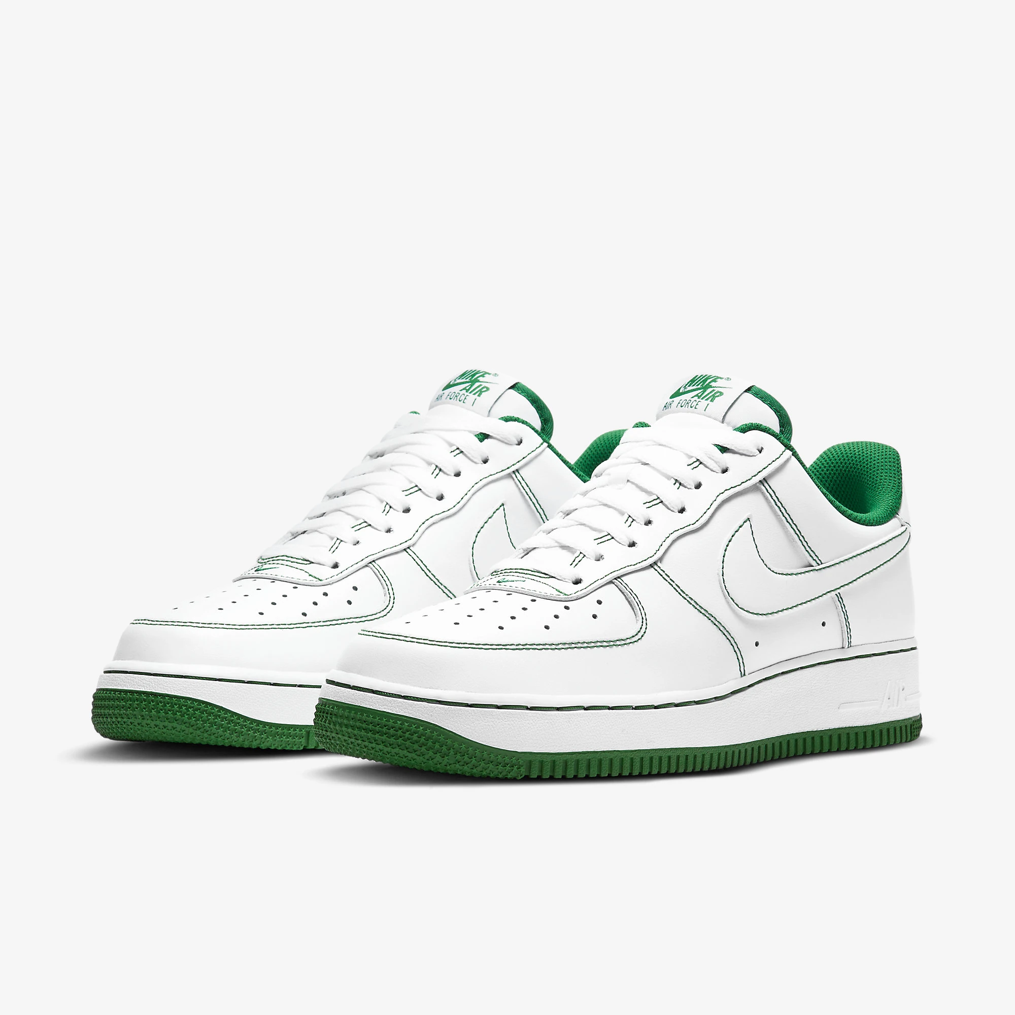 Nike Air Force 1 '07 'Contrast Stitch - White Pine Green'