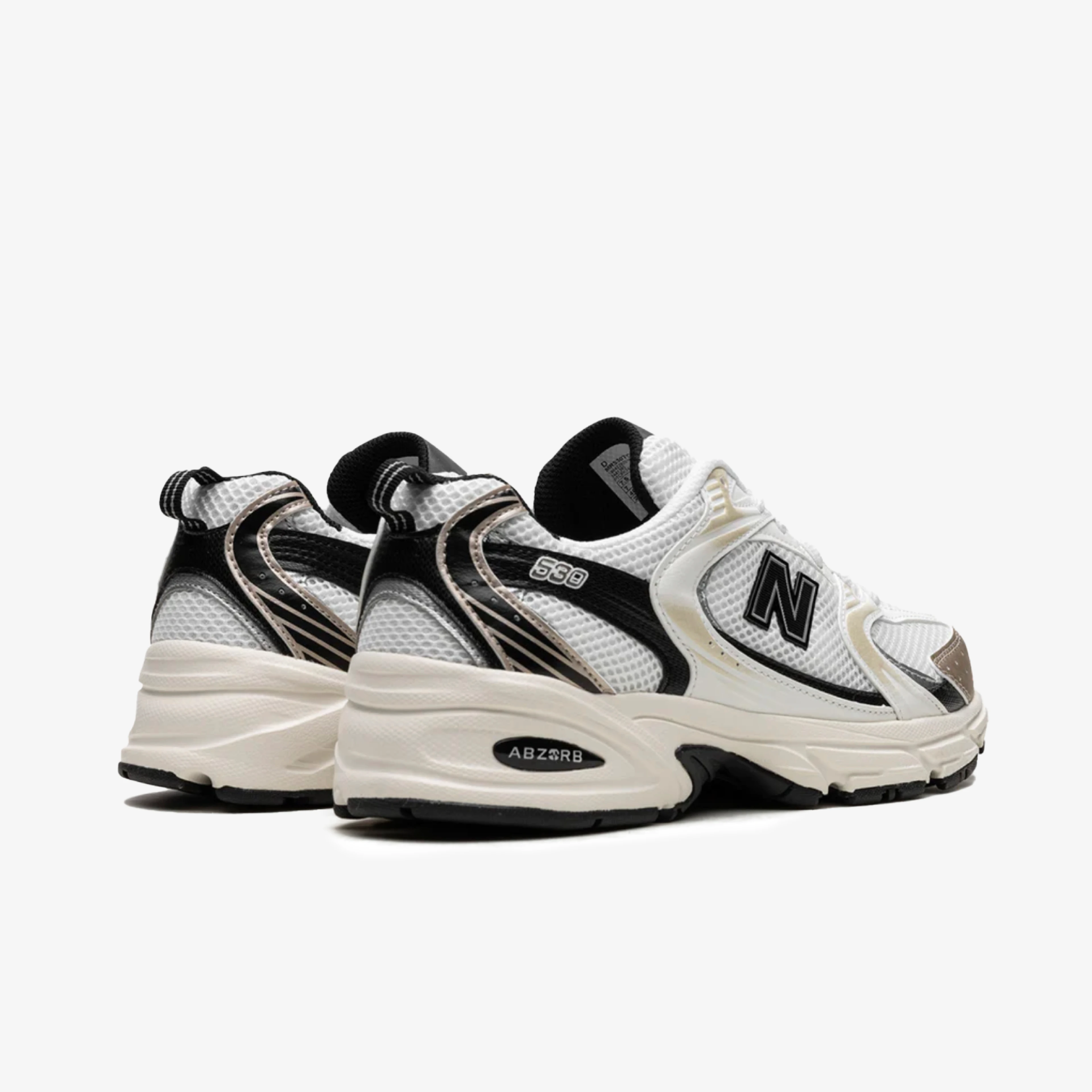 New Balance 530 White Light Gold Metallic