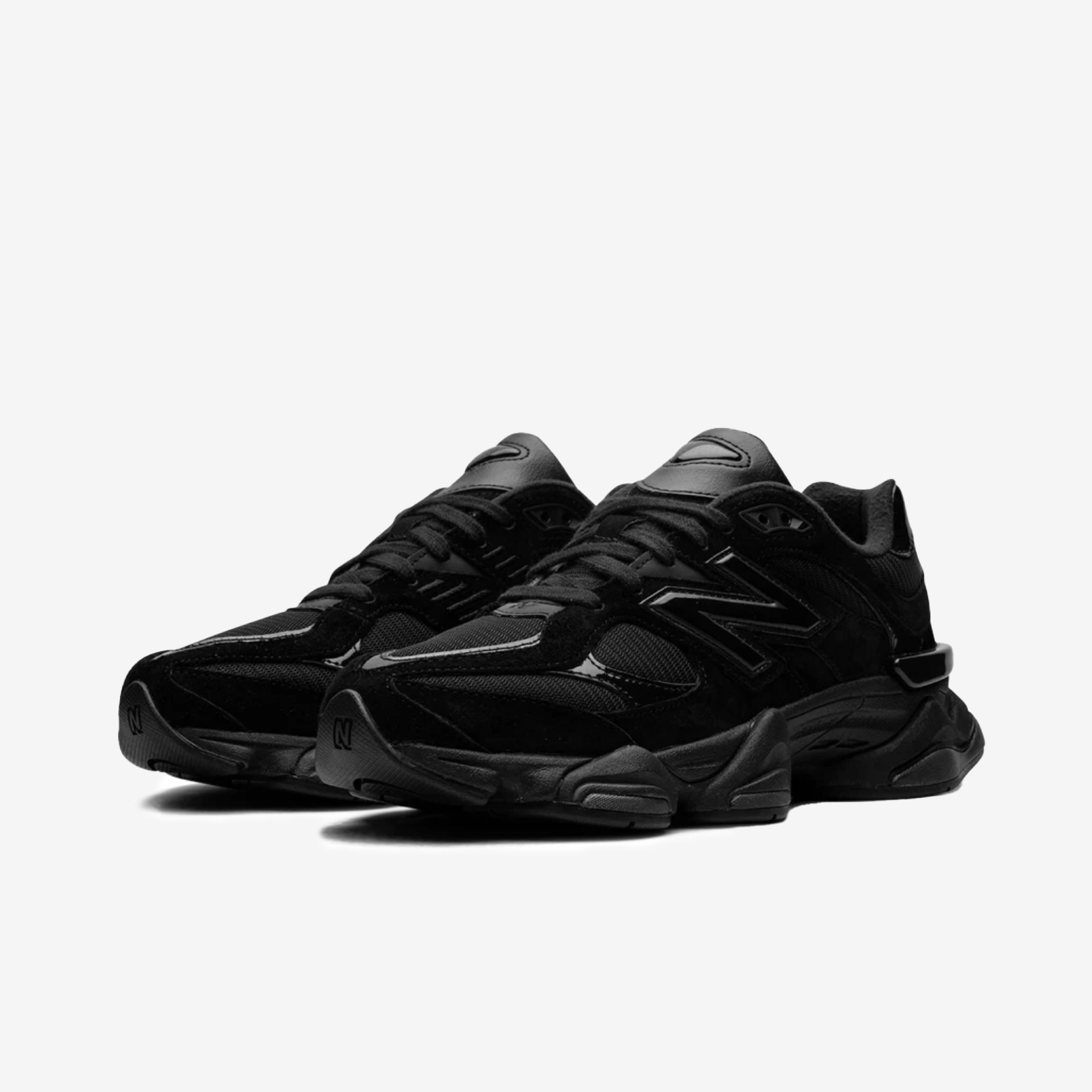 New Balance 9060  Triple Black Patent