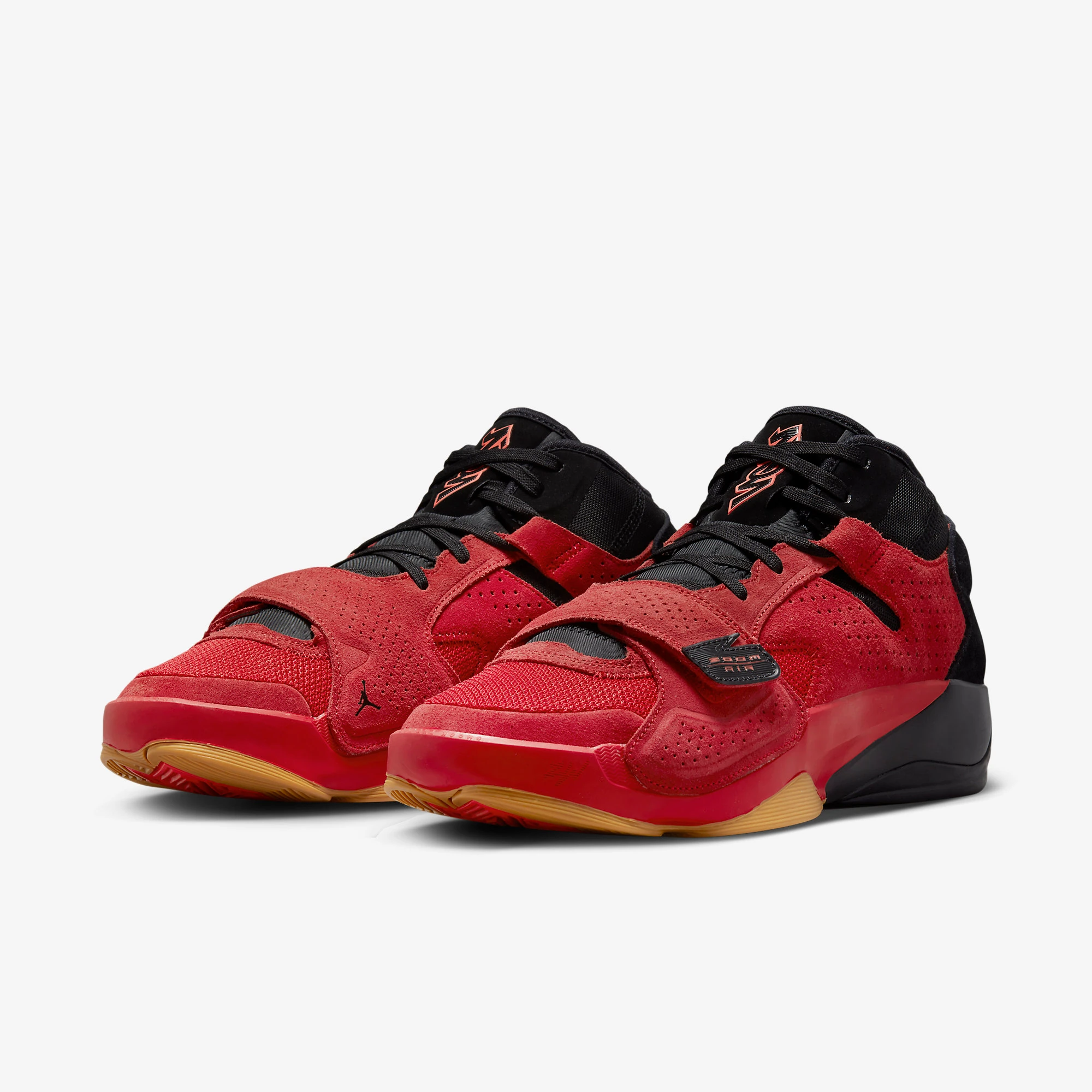Jordan Zion 2 Red Suede Gum