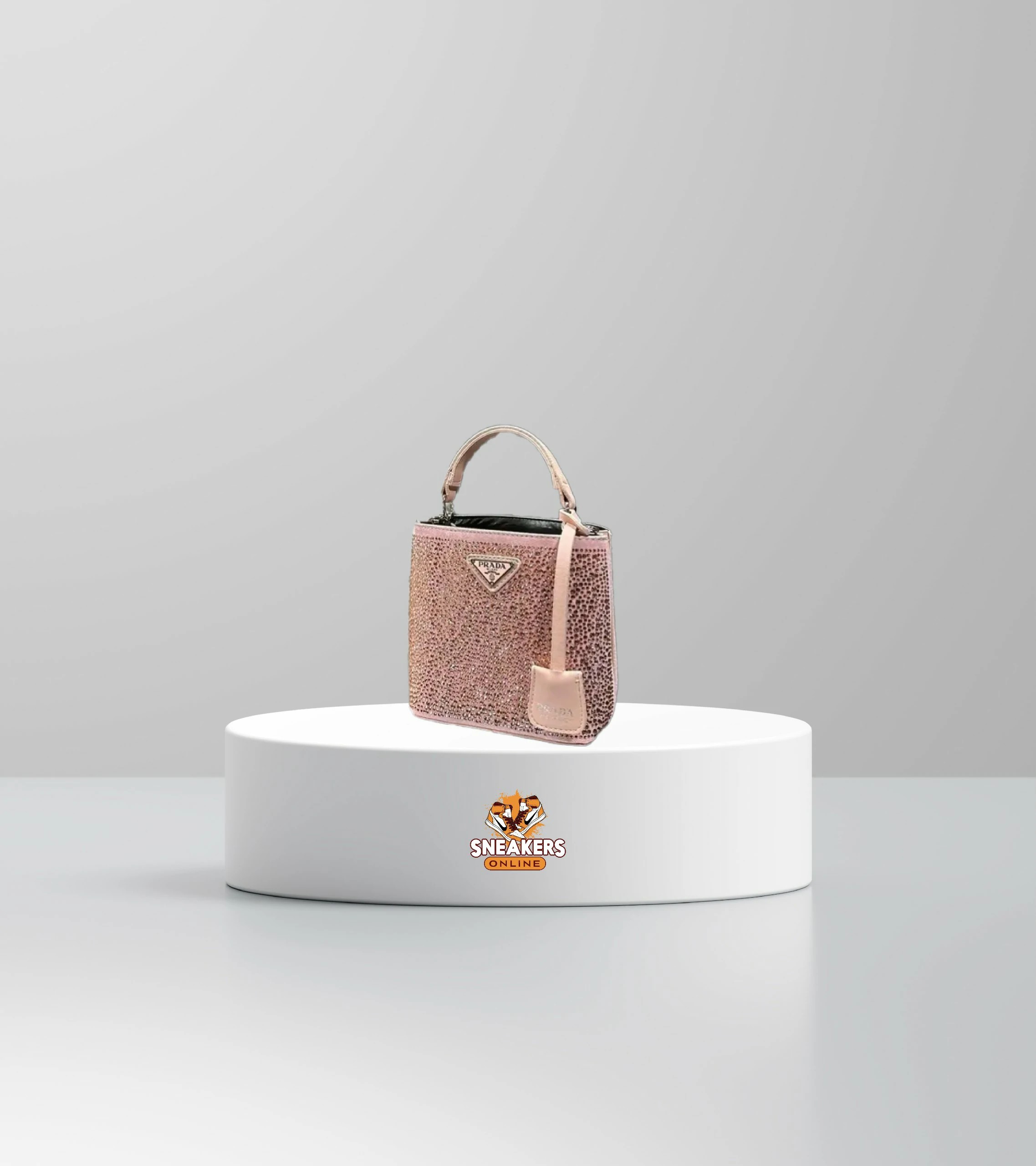 Prada Stone Pink Bag (17x17cm)