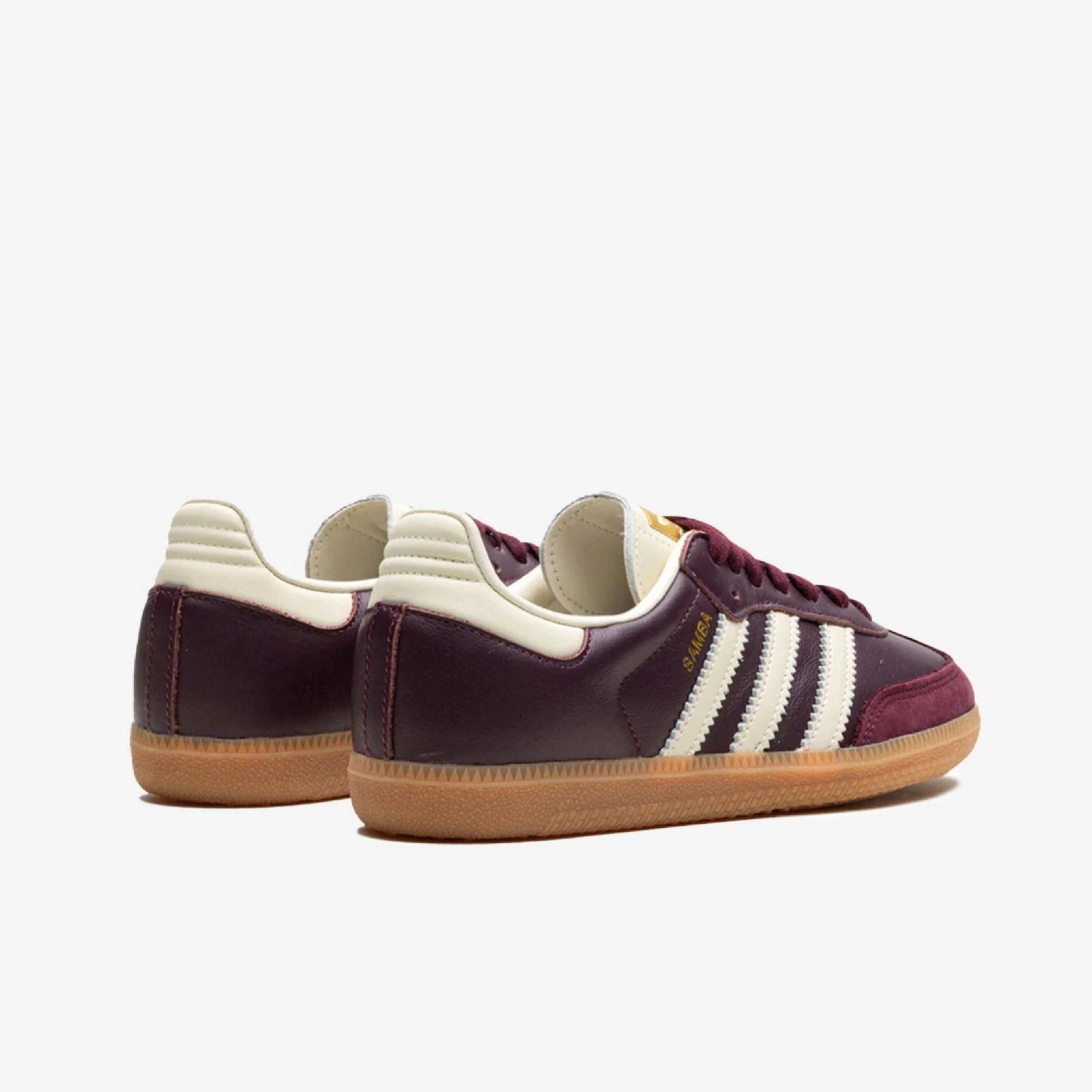 Adidas Samba Maroon  Cream White