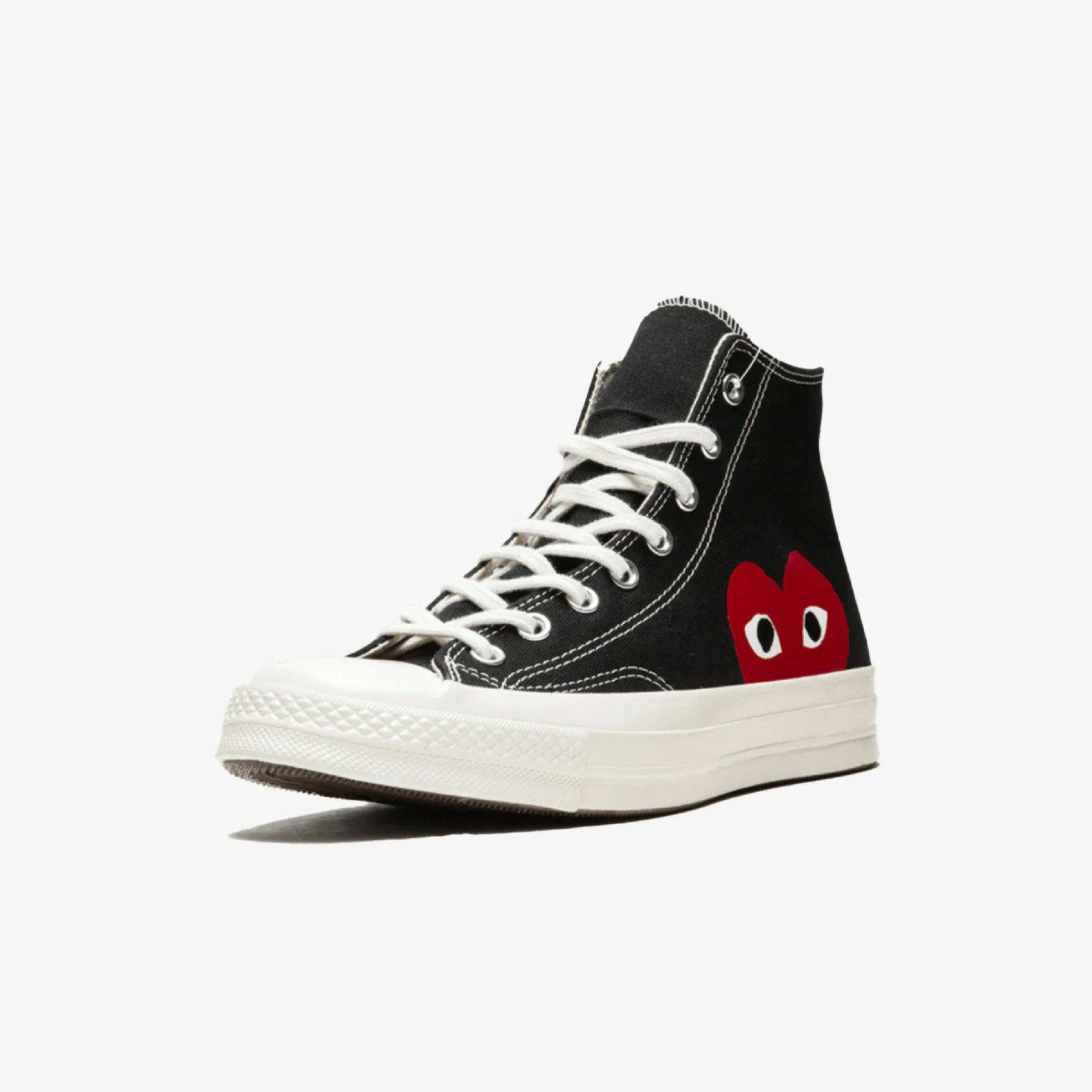 Converse x Comme des Garçons PLAY Chuck 70 High Top Black White