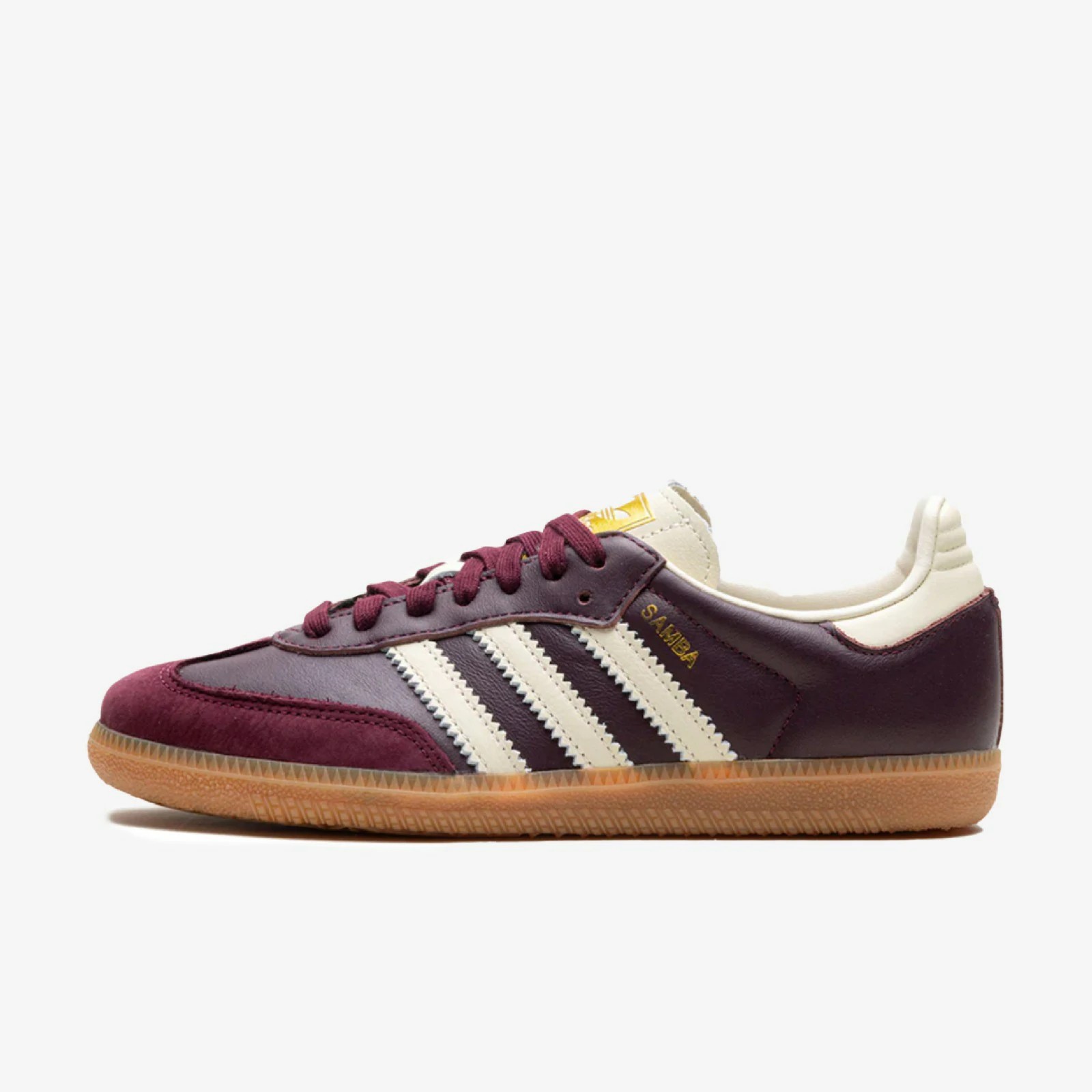 Adidas Samba Maroon  Cream White