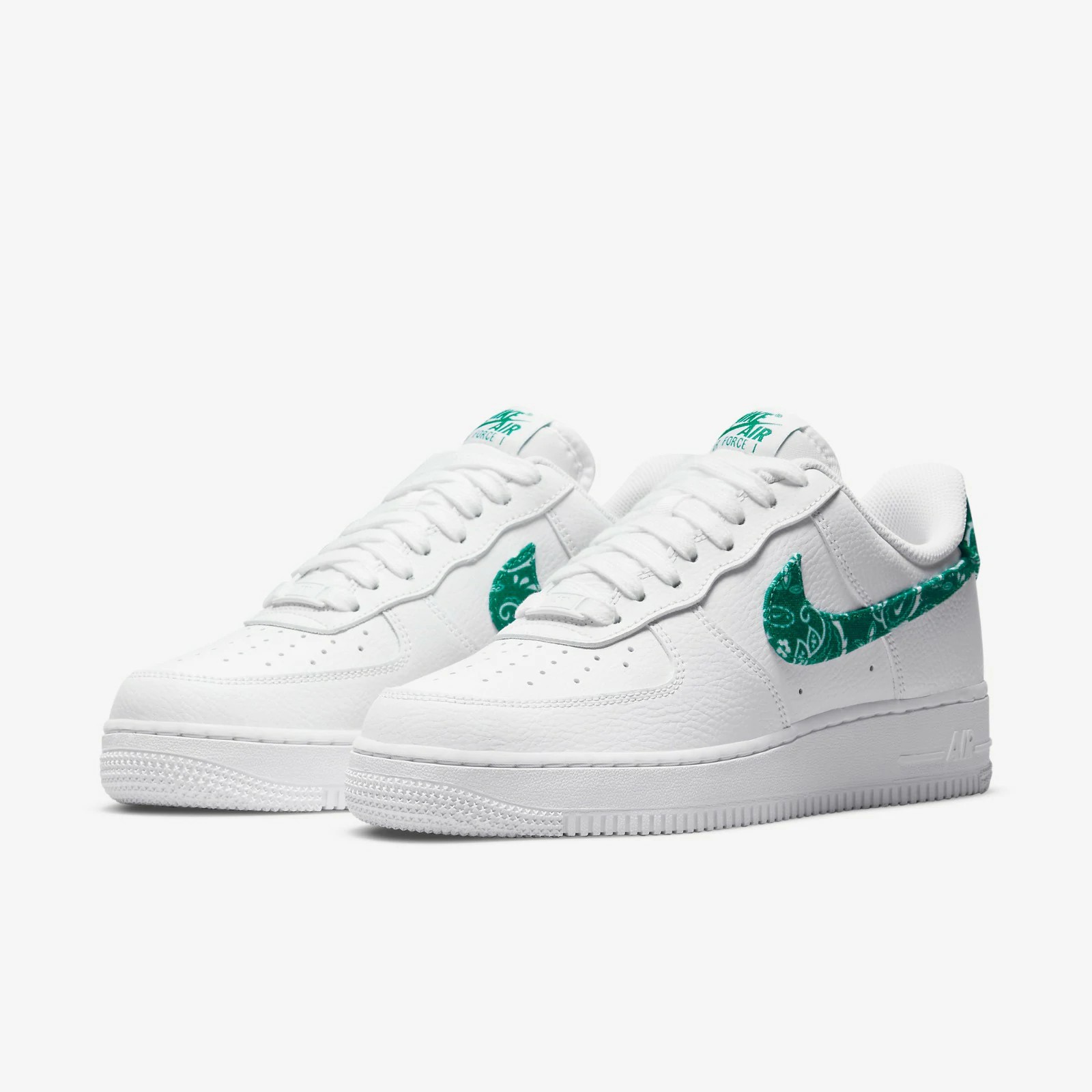 Nike Air Force 1 Green Paisley