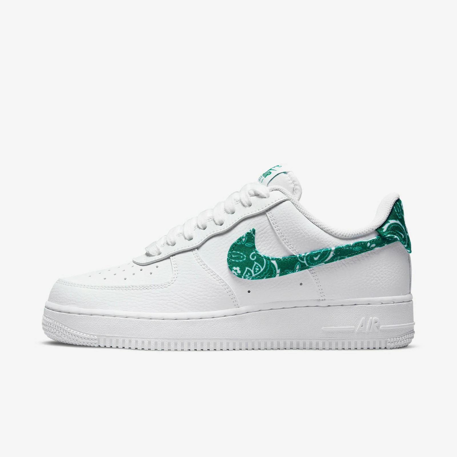 Nike Air Force 1 Green Paisley