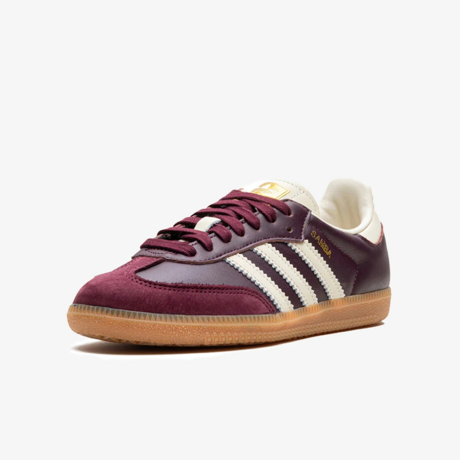 Adidas Samba Maroon  Cream White