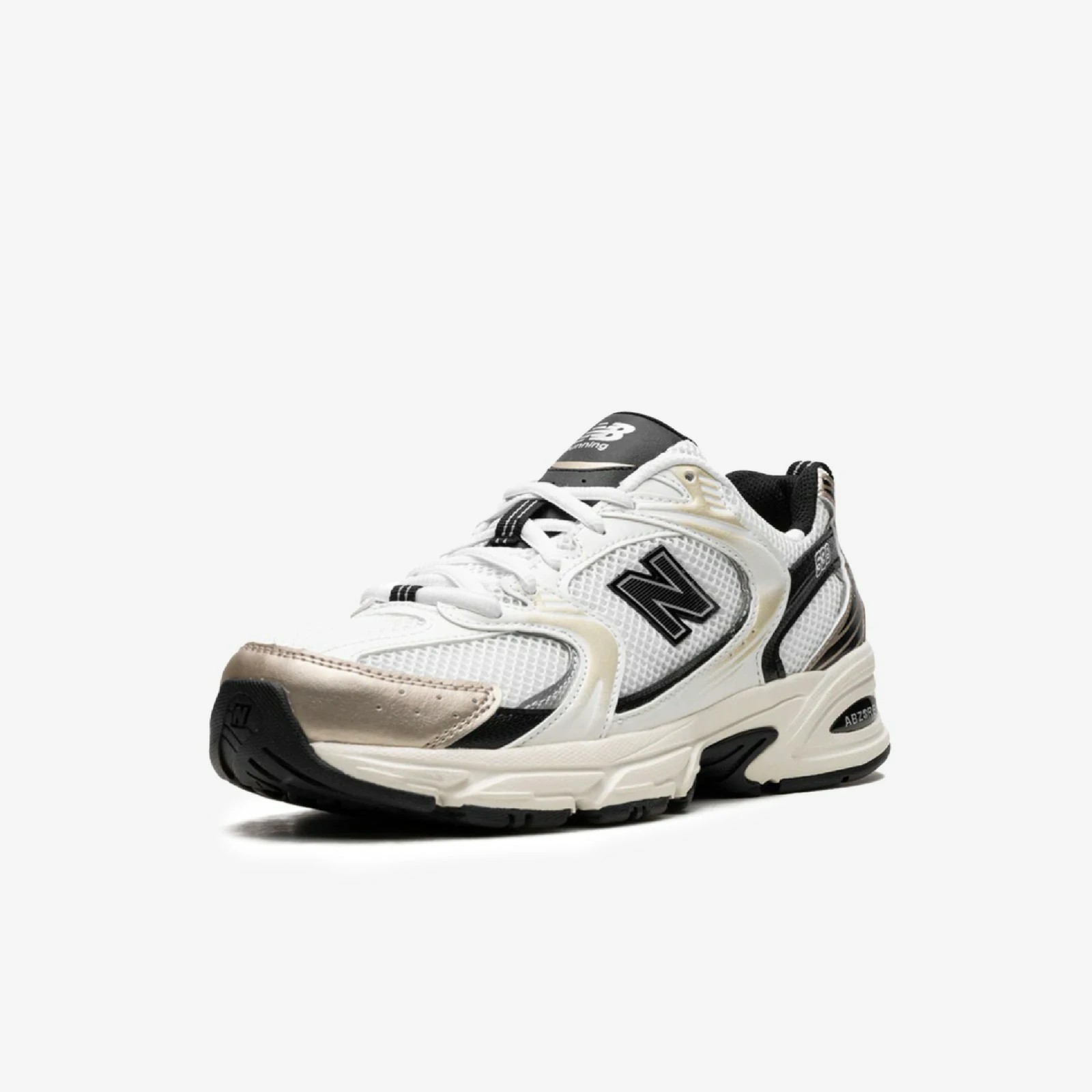New Balance 530 White  Gold  Black