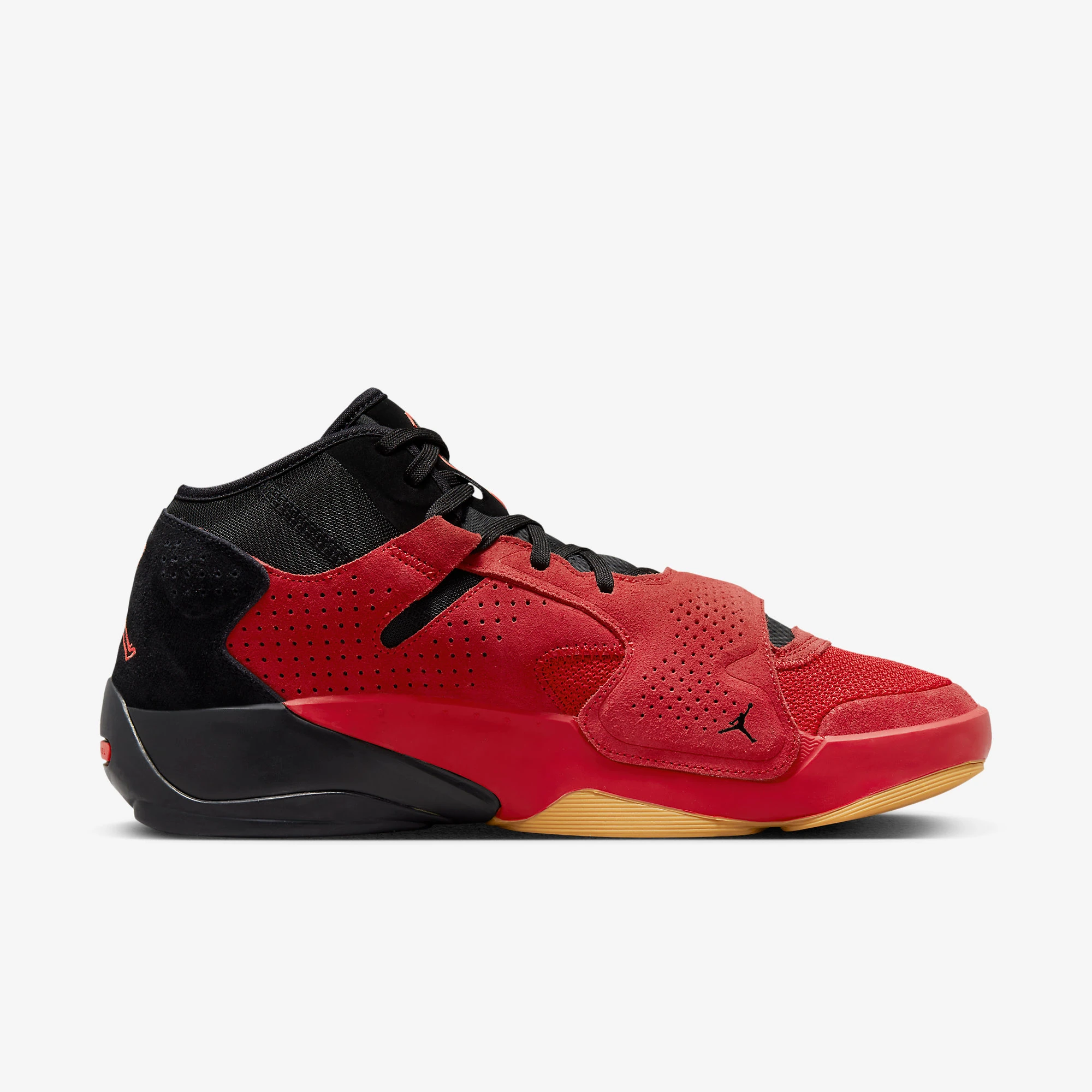 Jordan Zion 2 Red Suede Gum