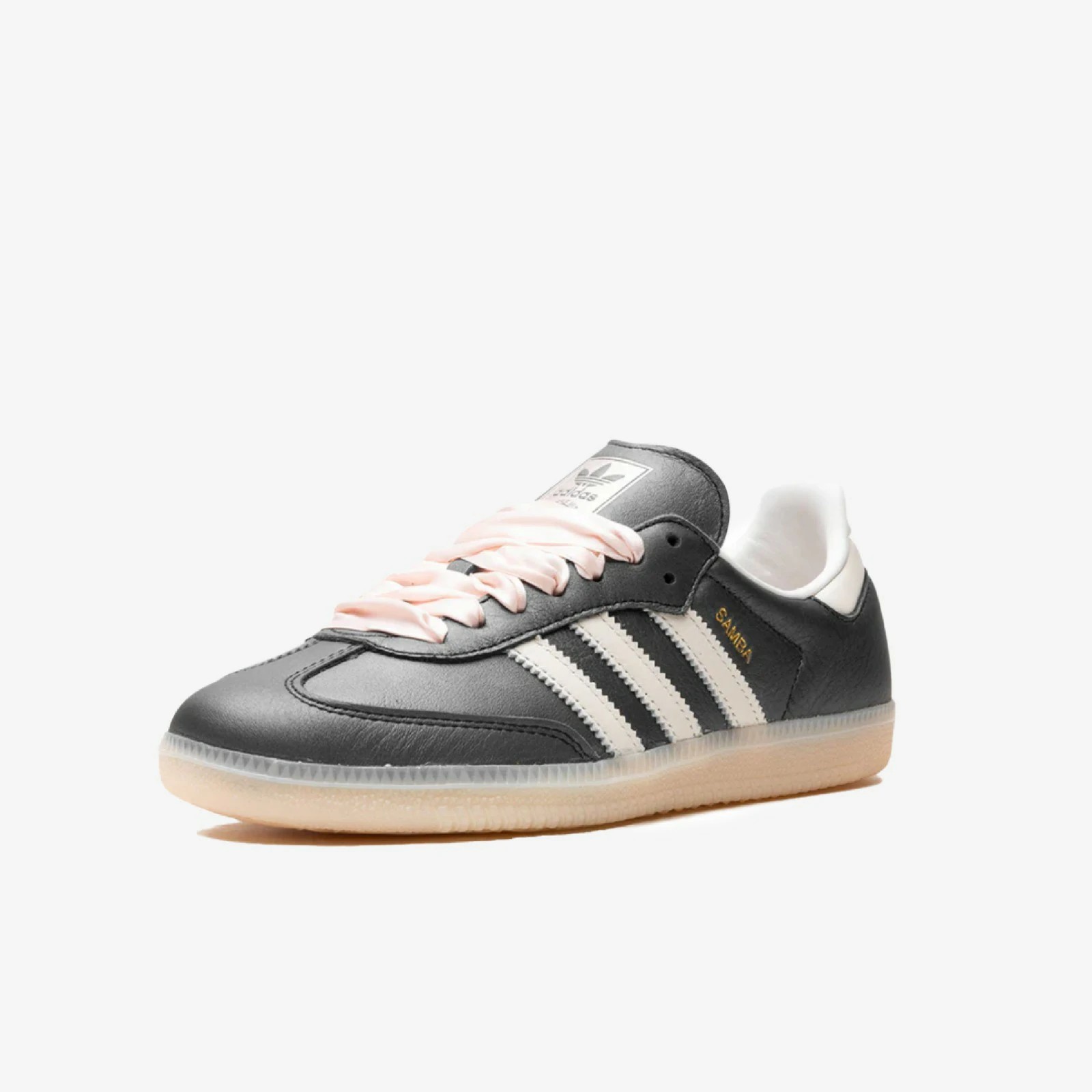 adidas Samba OG Black Pink Ribbon Laces