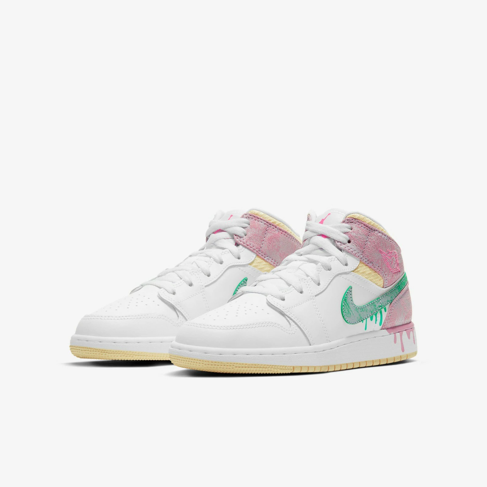 Nike Air Jordan 1 Mid SE Ice Cream Paint Drip