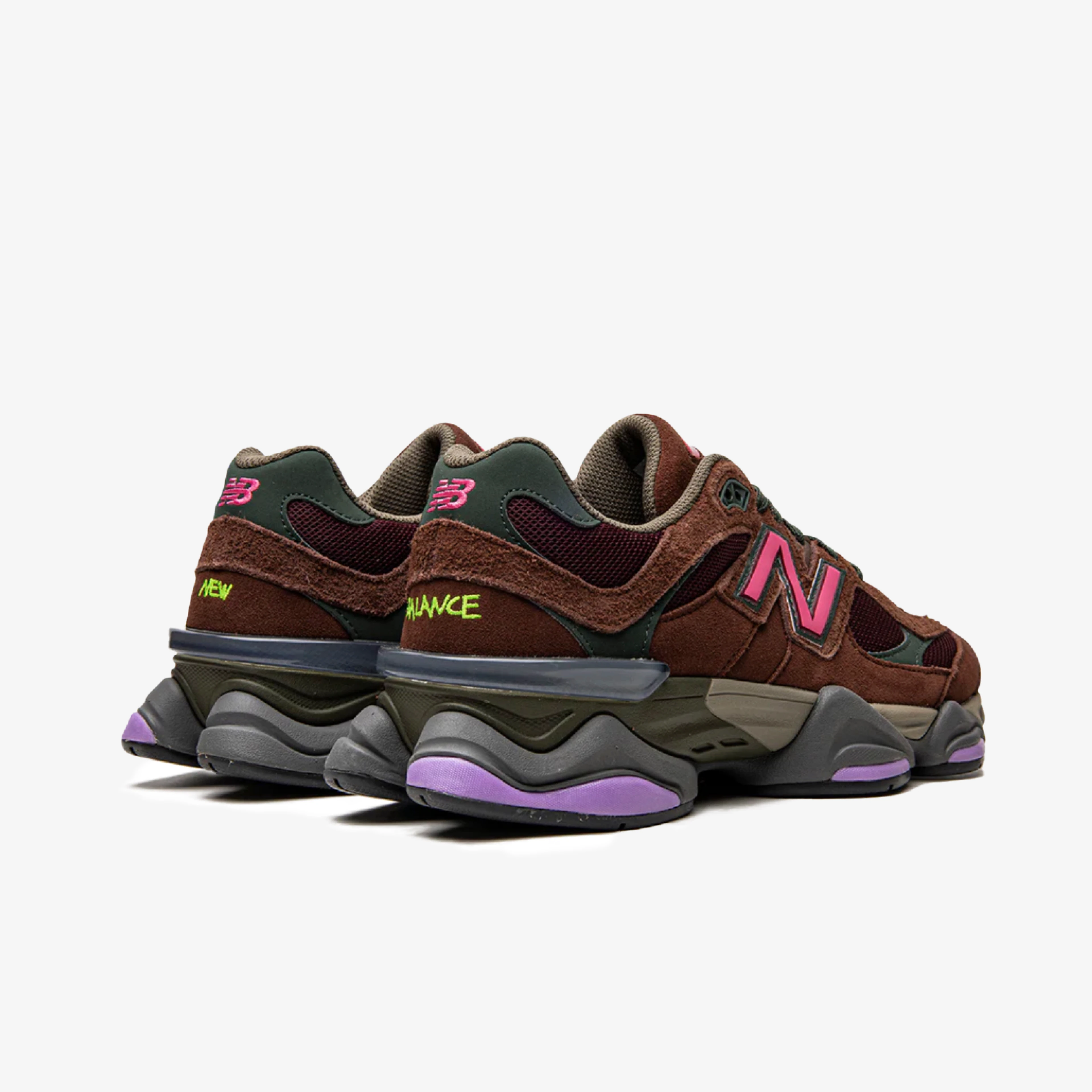 New Balance 9060 Rich Oak  Burgundy
