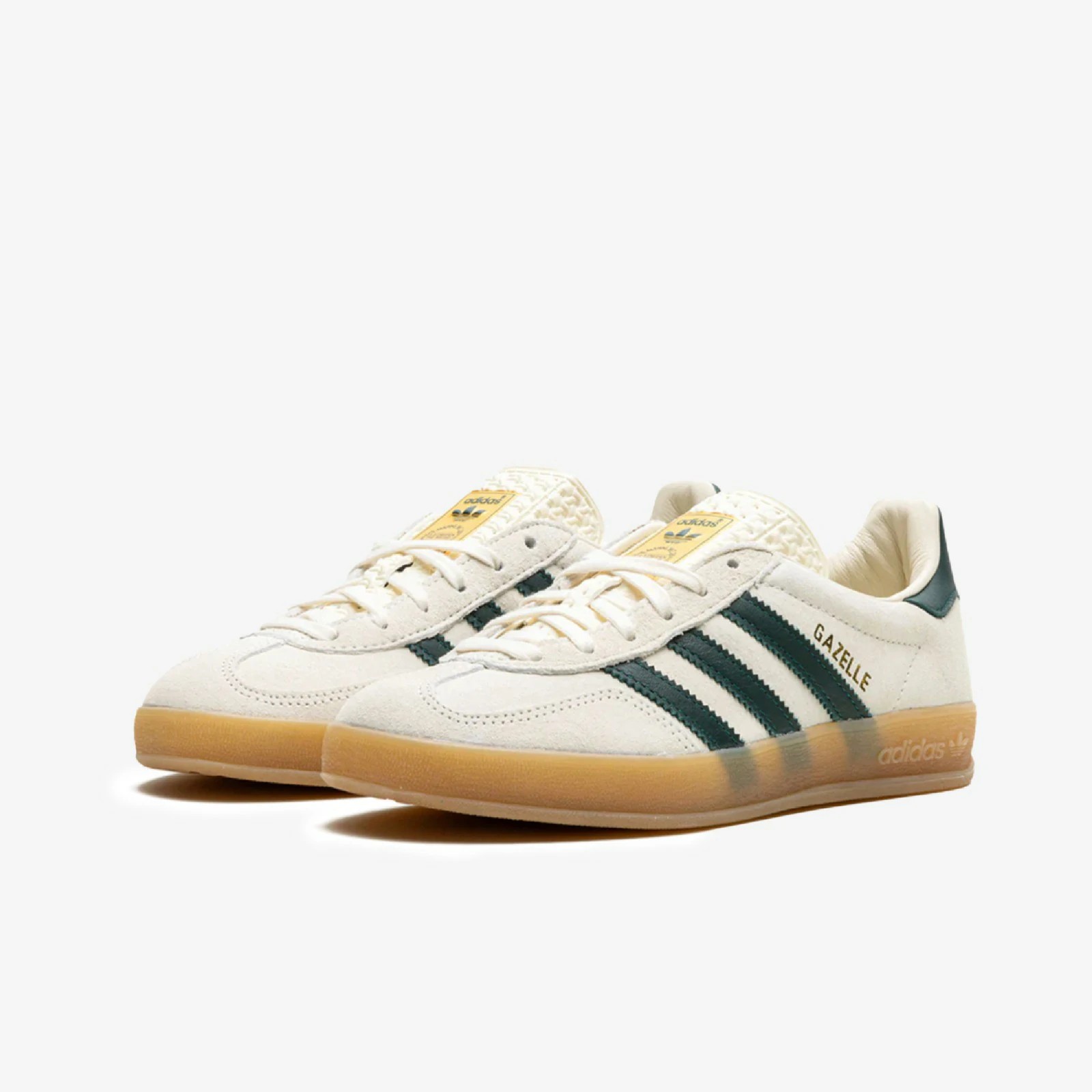 Adidas Gazelle Indoor Cream White Green Gum