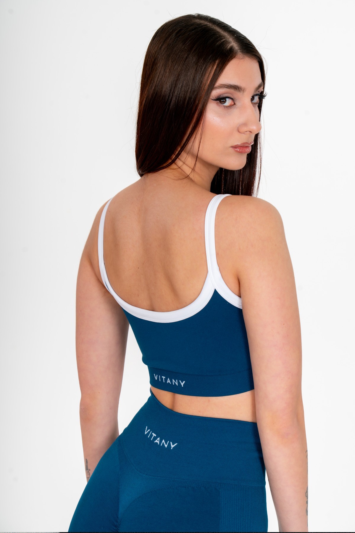 Valente Two-Tone Bra - Midnight