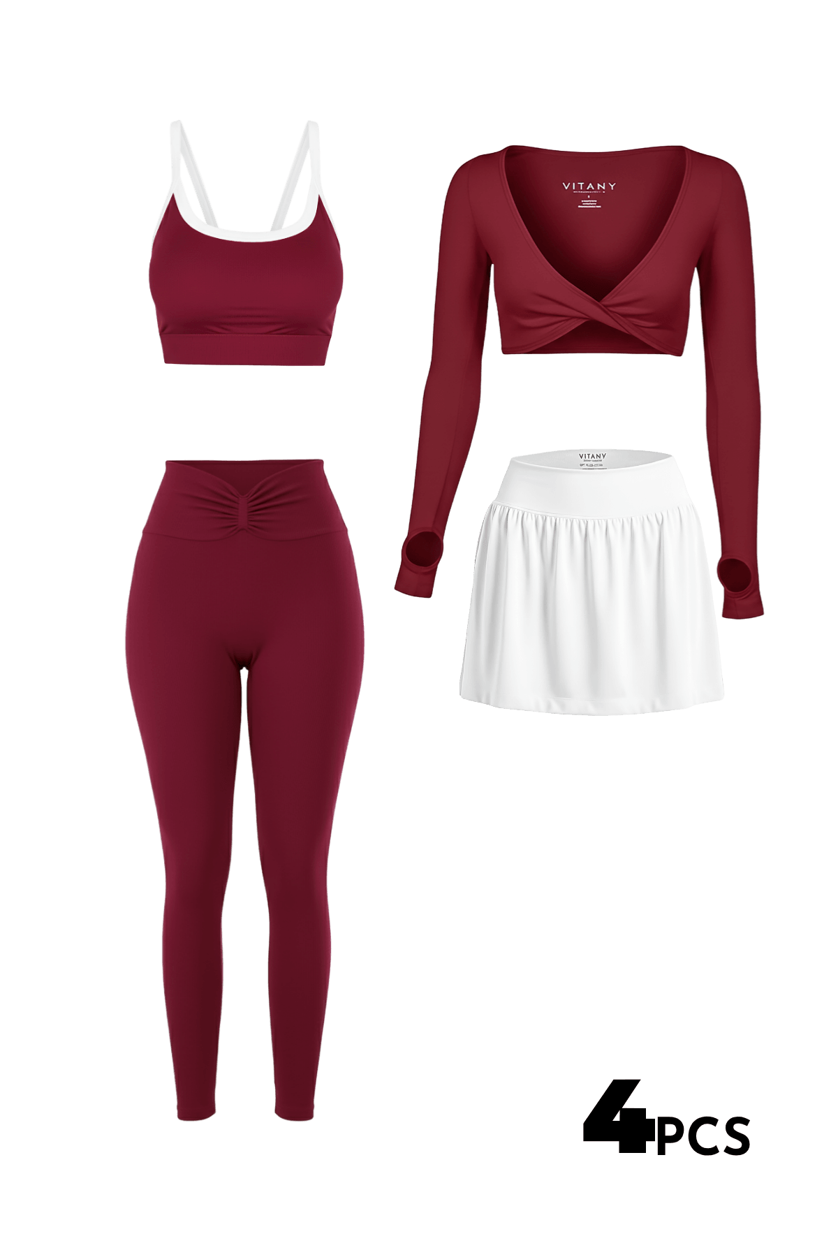 VITANY SET 4 - Burgundy Love