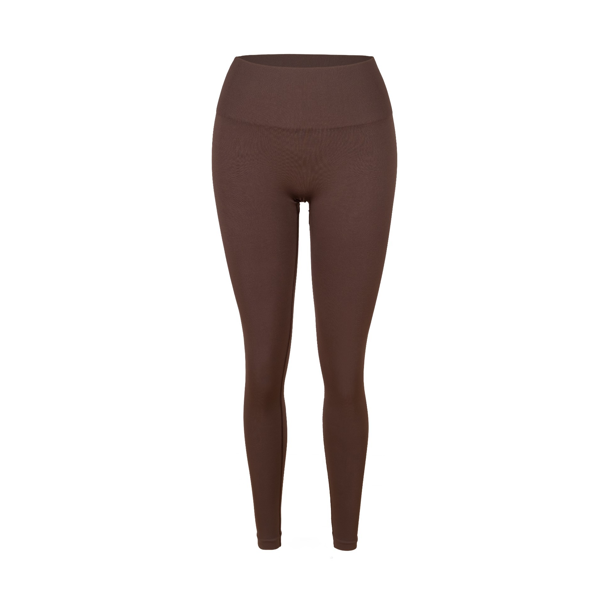 NO-Scrunch Seamless Leggings - Chocolate