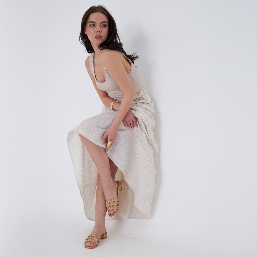 Cha Lou Beige Slippers