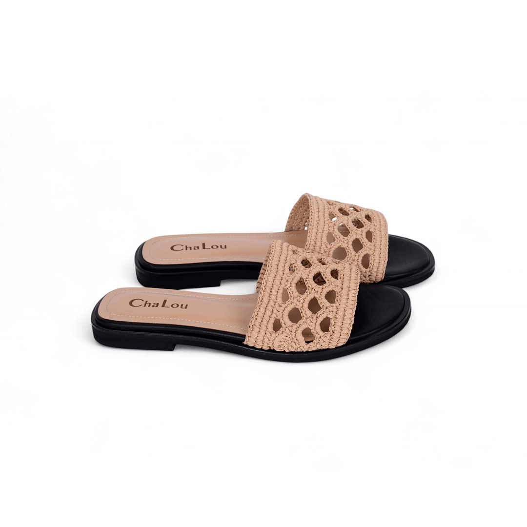 Cha Lou Beige Slippers image