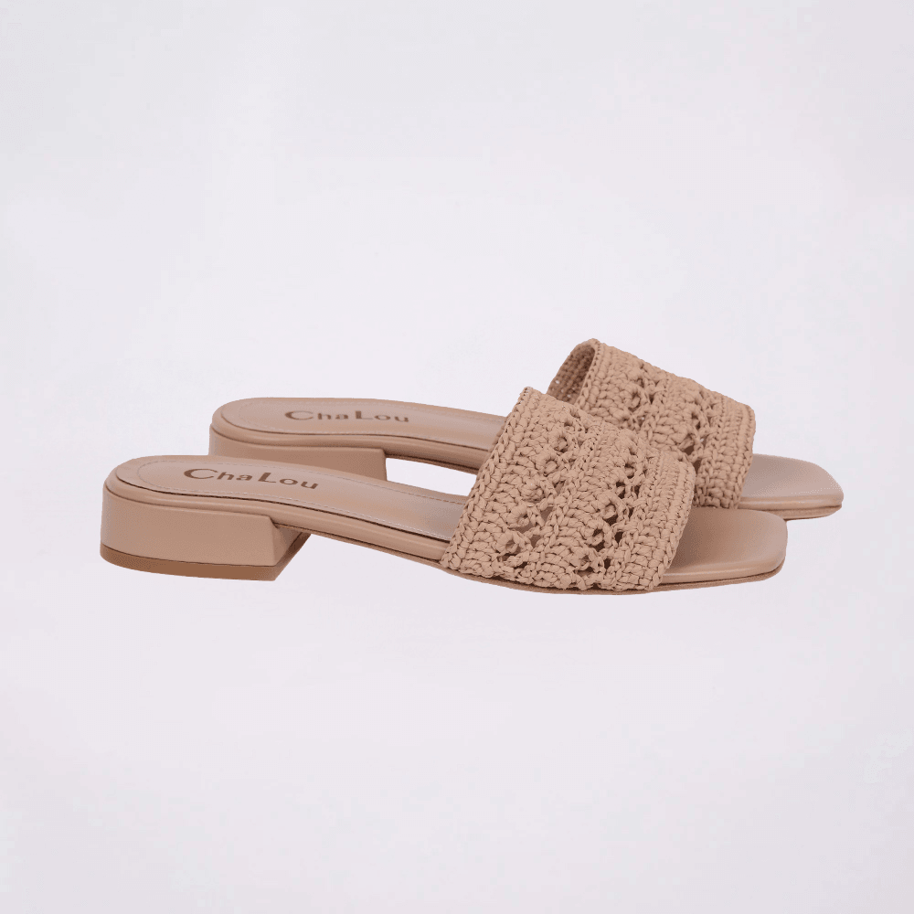 Cha Lou Beige Slippers image