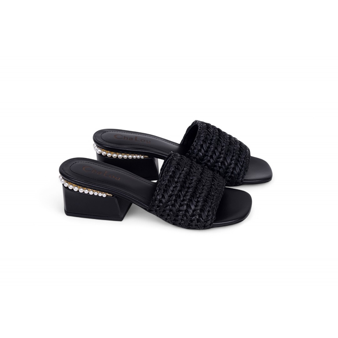 Cha Lou Midnight Pearl Slippers image